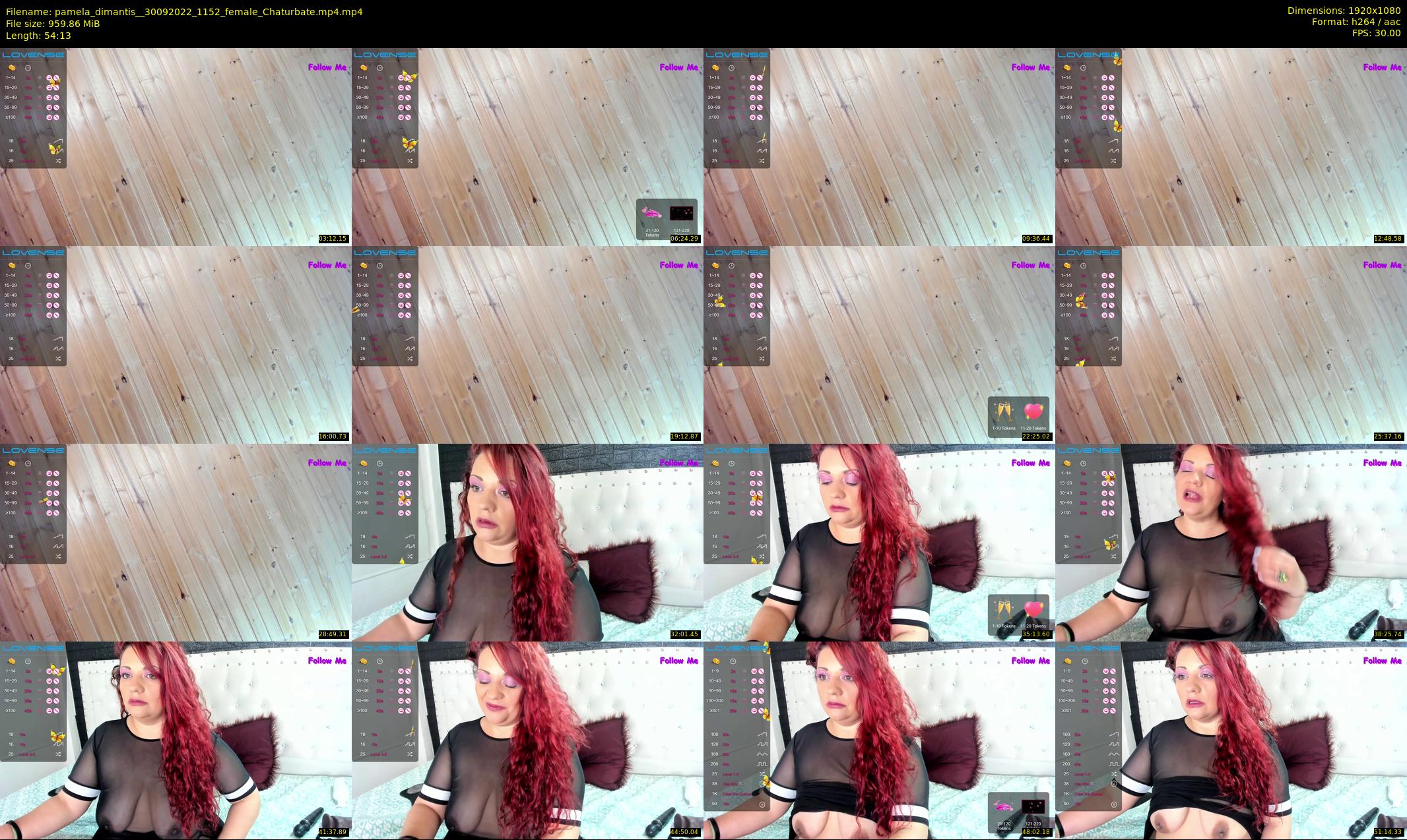 pamela_dimantis_ — 55 minute Chaturbate female cam show recording, 1080p, Sep 30, 2022