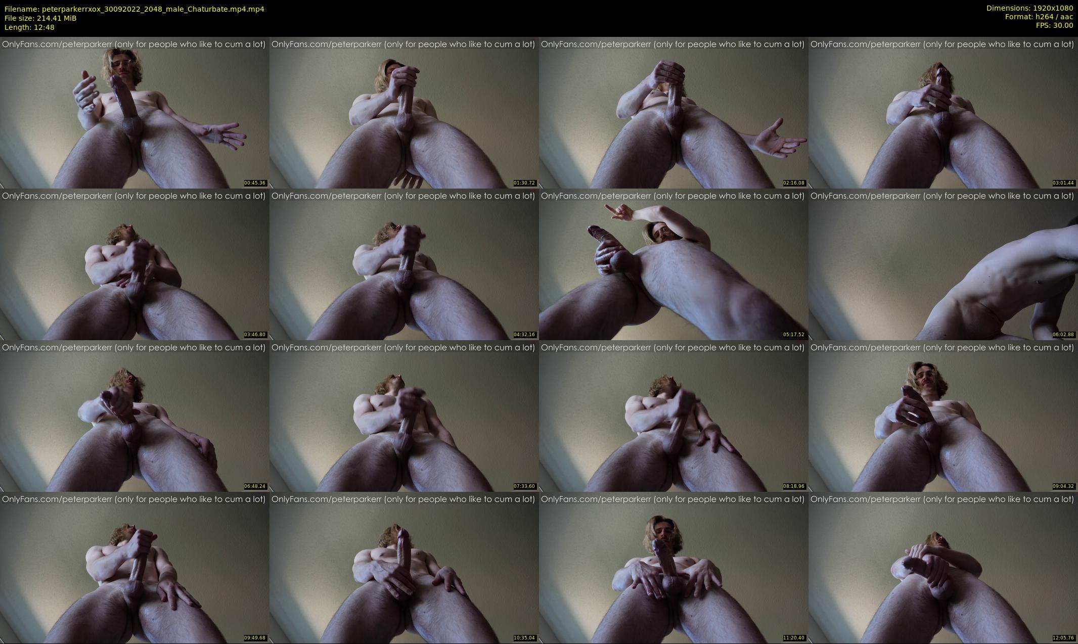 peterparkerrxox — 13 minute Chaturbate male cam show recording, 1080p, Sep 30, 2022