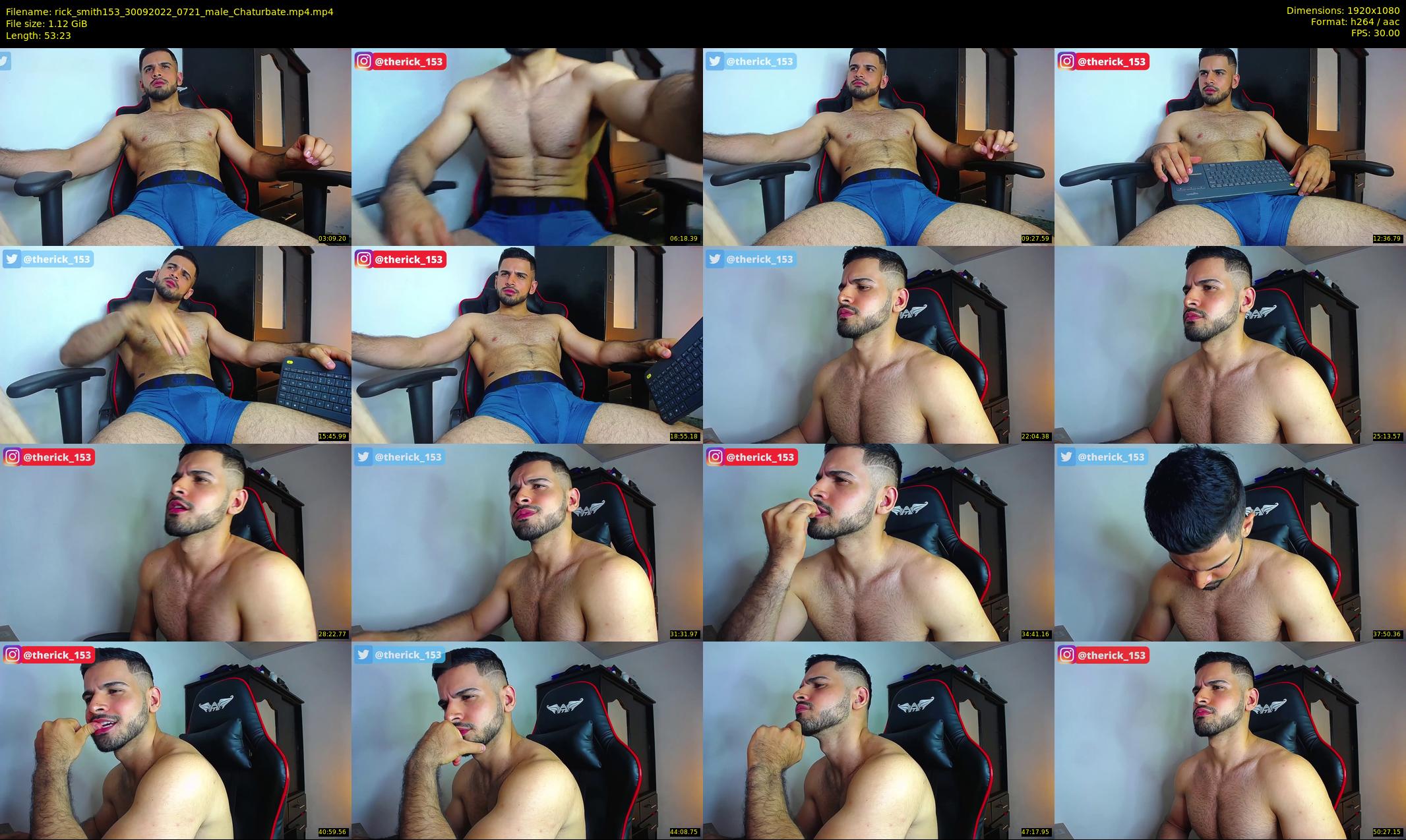 rick_smith153 — 54 minute Chaturbate male cam show recording, 1080p, Sep 30, 2022