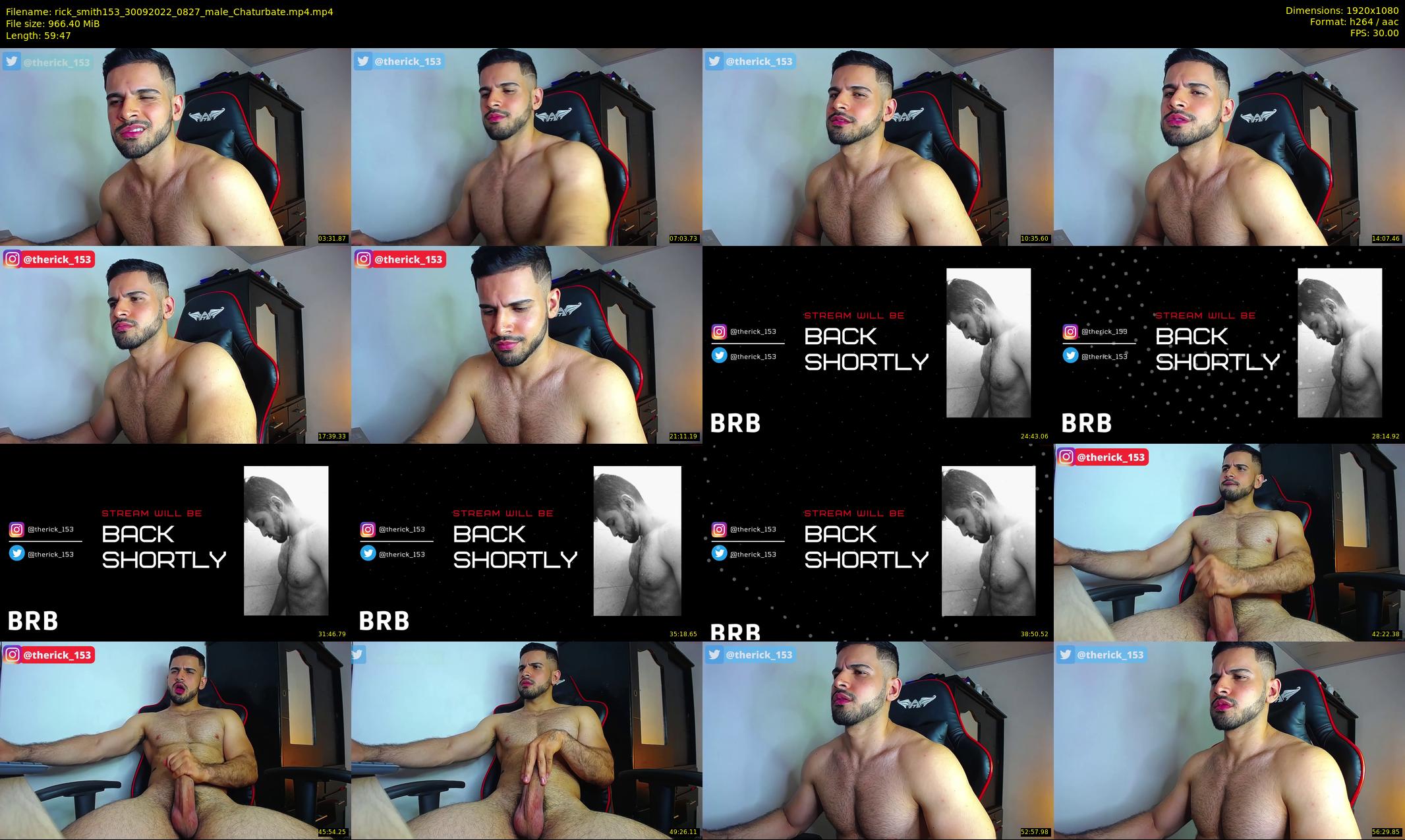 rick_smith153 — 60 minute Chaturbate male cam show recording, 1080p, Sep 30, 2022