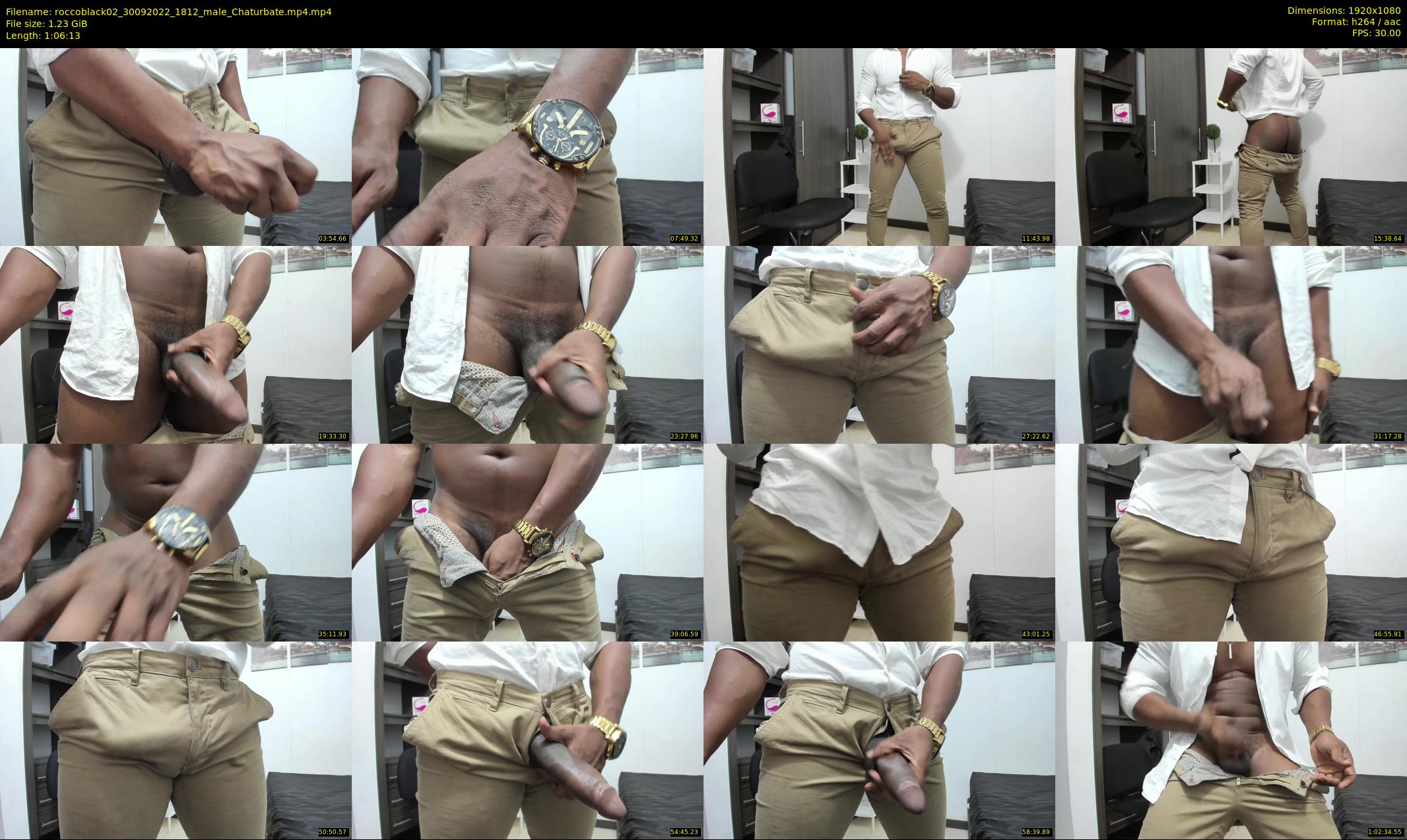 roccoblack02 — 67 minute Chaturbate male cam show recording, 1080p, Sep 30, 2022