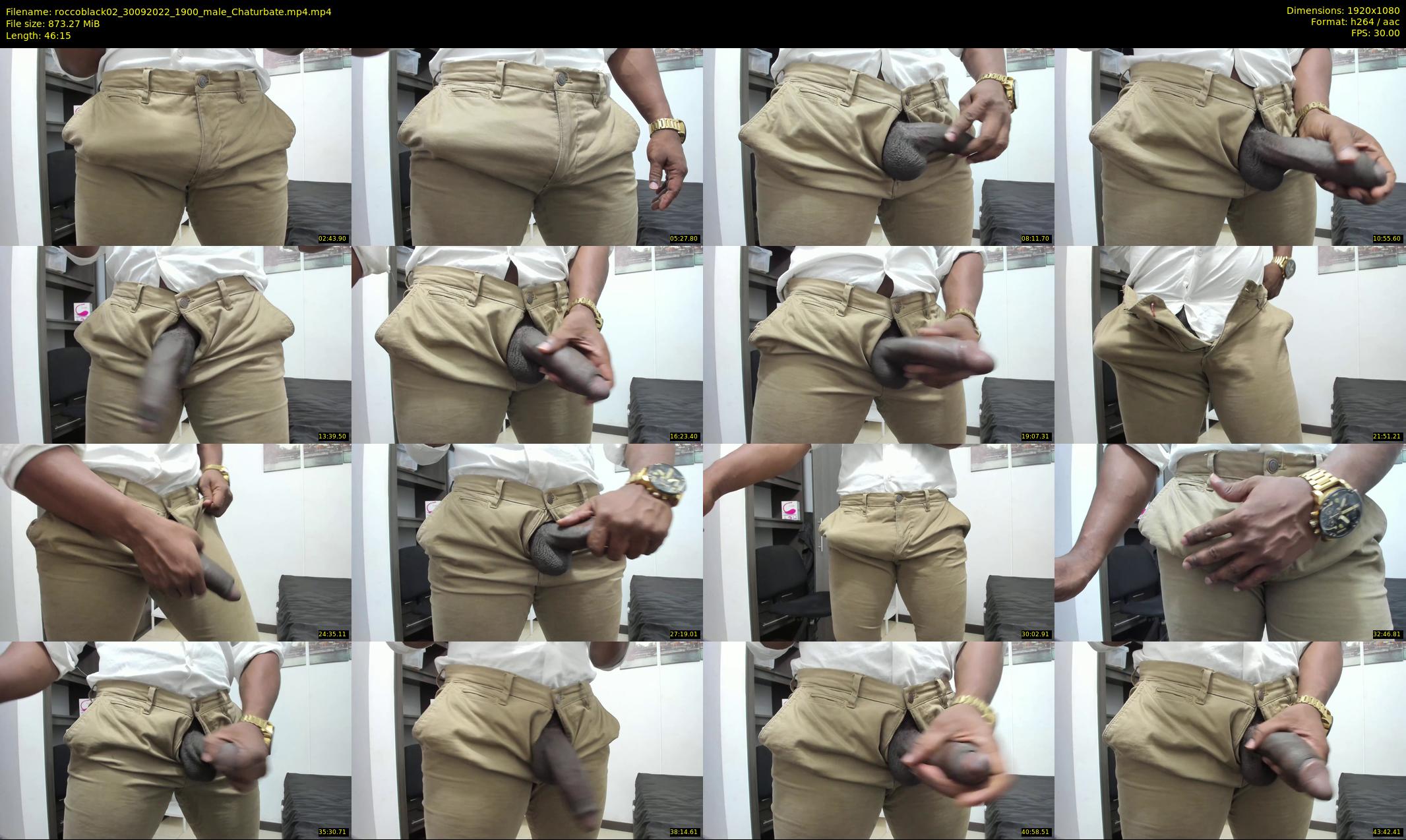 roccoblack02 — 47 minute Chaturbate male cam show recording, 1080p, Sep 30, 2022