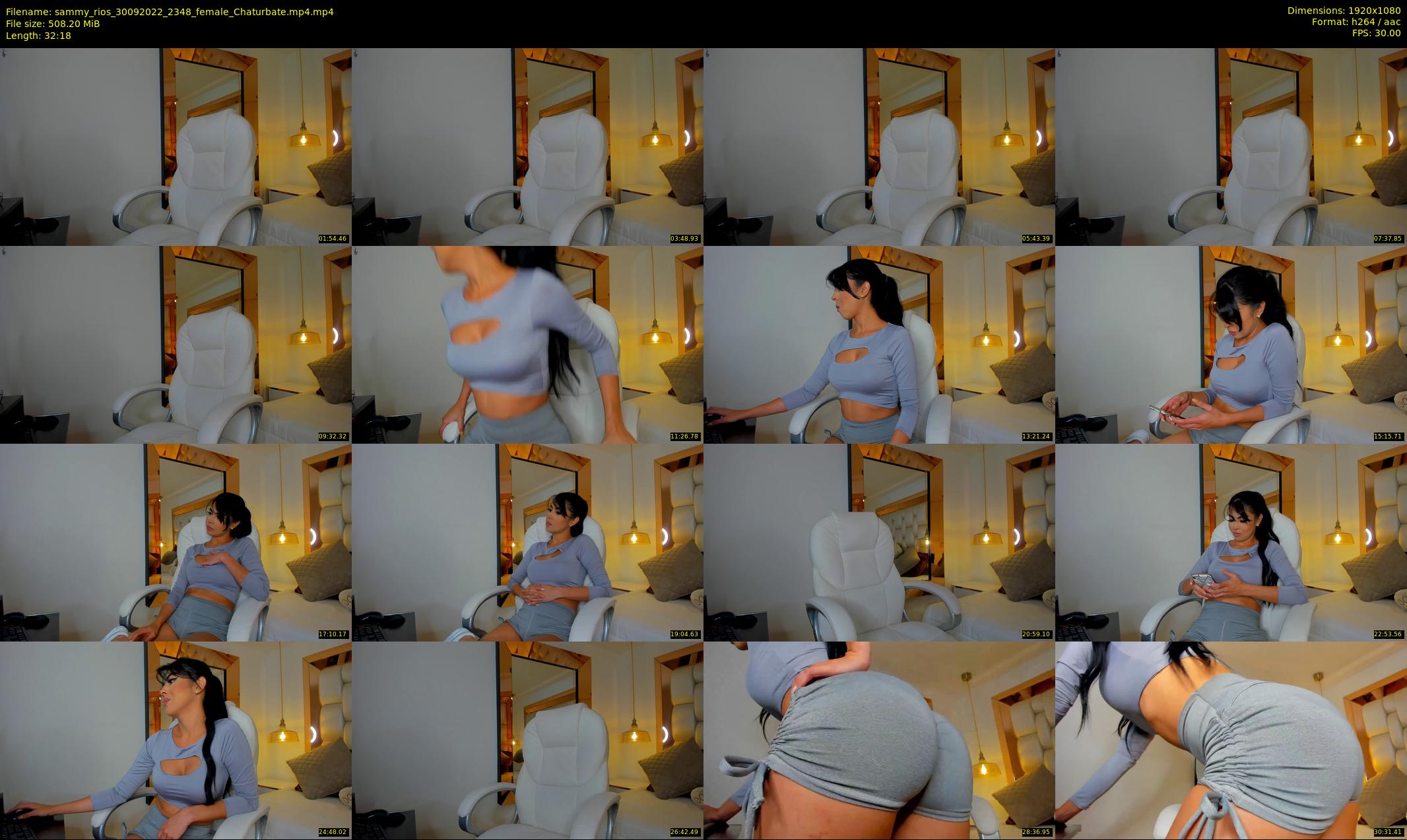 sammy_rios — 33 minute Chaturbate female cam show recording, 1080p, Sep 30, 2022