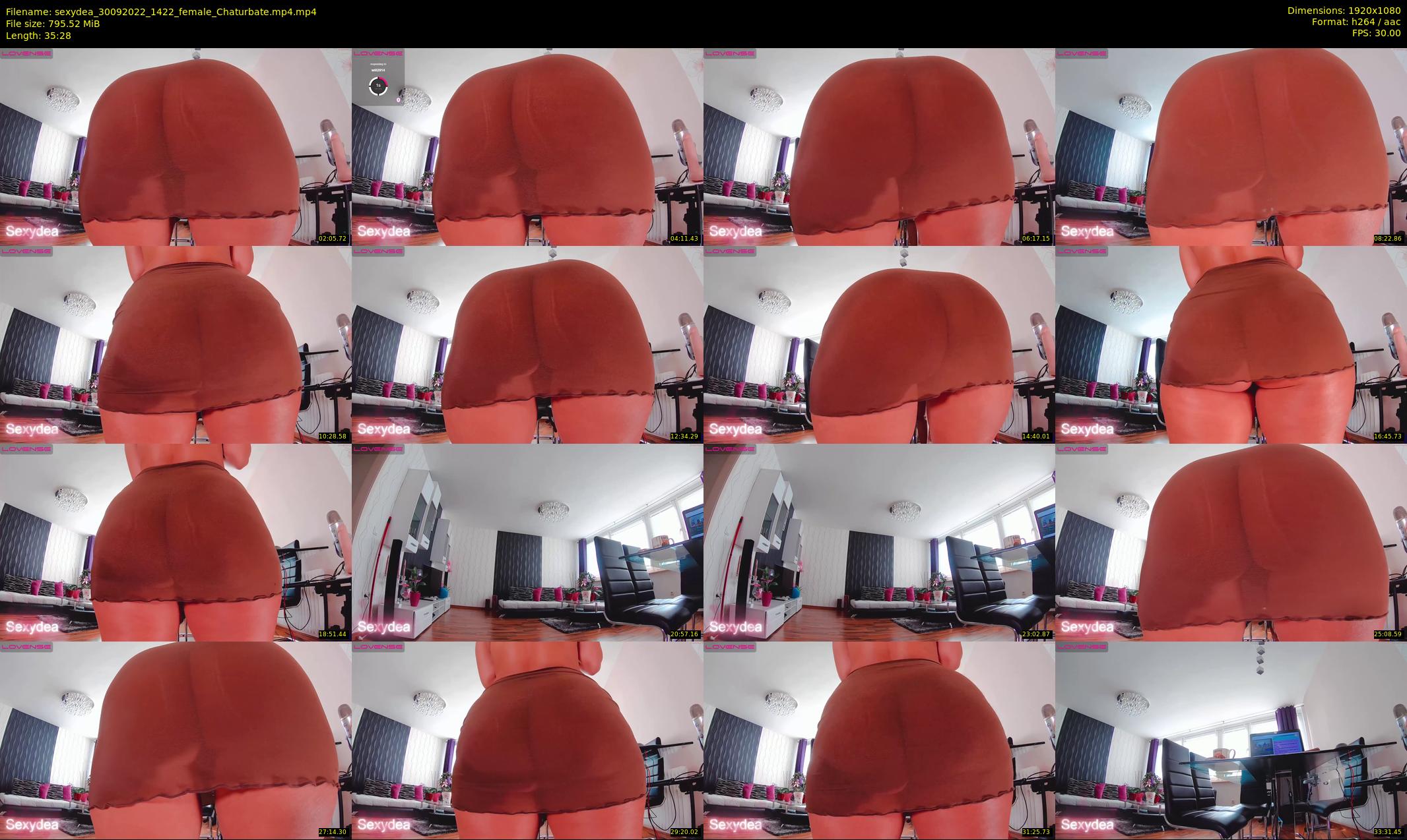 sexydea — 36 minute Chaturbate female cam show recording, 1080p, Sep 30, 2022