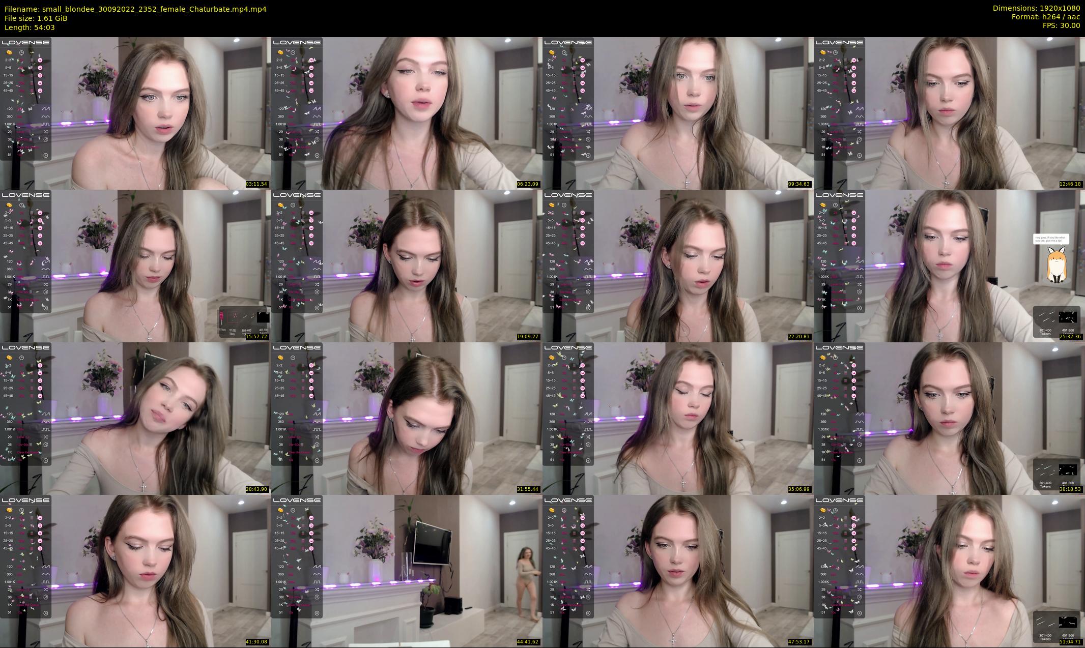 small_blondee — 55 minute Chaturbate female cam show recording, 1080p, Sep 30, 2022