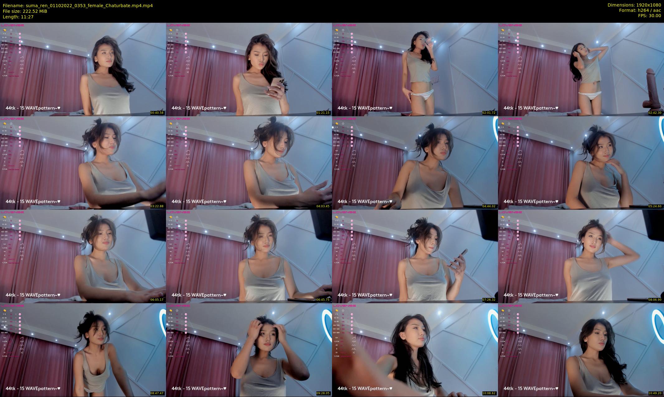 suma_ren — 12 minute Chaturbate female cam show recording, 1080p, Oct 1, 2022