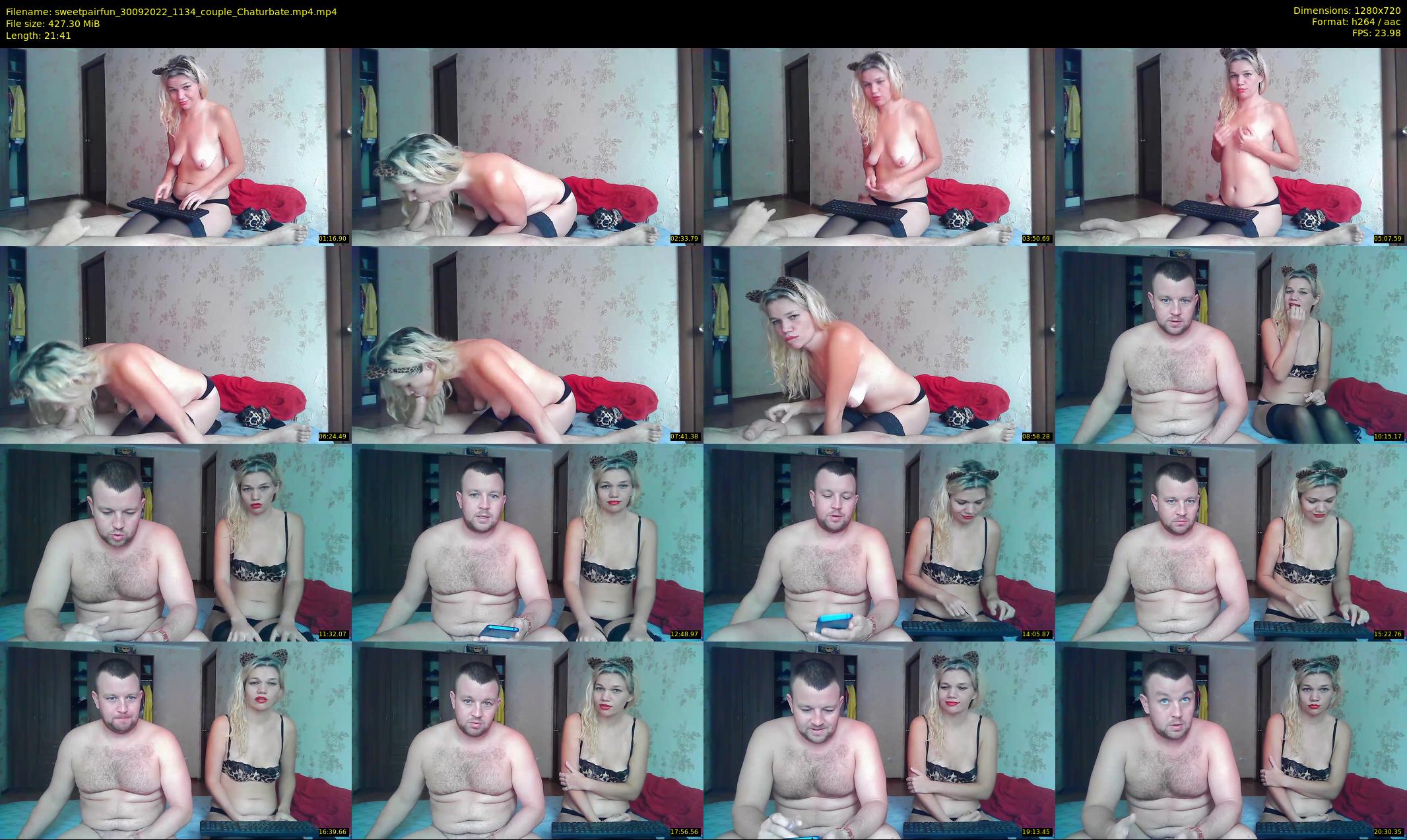 sweetpairfun — 22 minute Chaturbate couple cam show recording, 720p, Sep 30, 2022