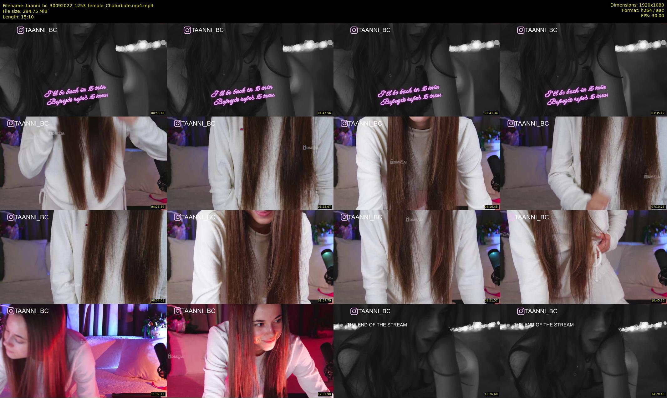 taanni_bc — 16 minute Chaturbate female cam show recording, 1080p, Sep 30, 2022