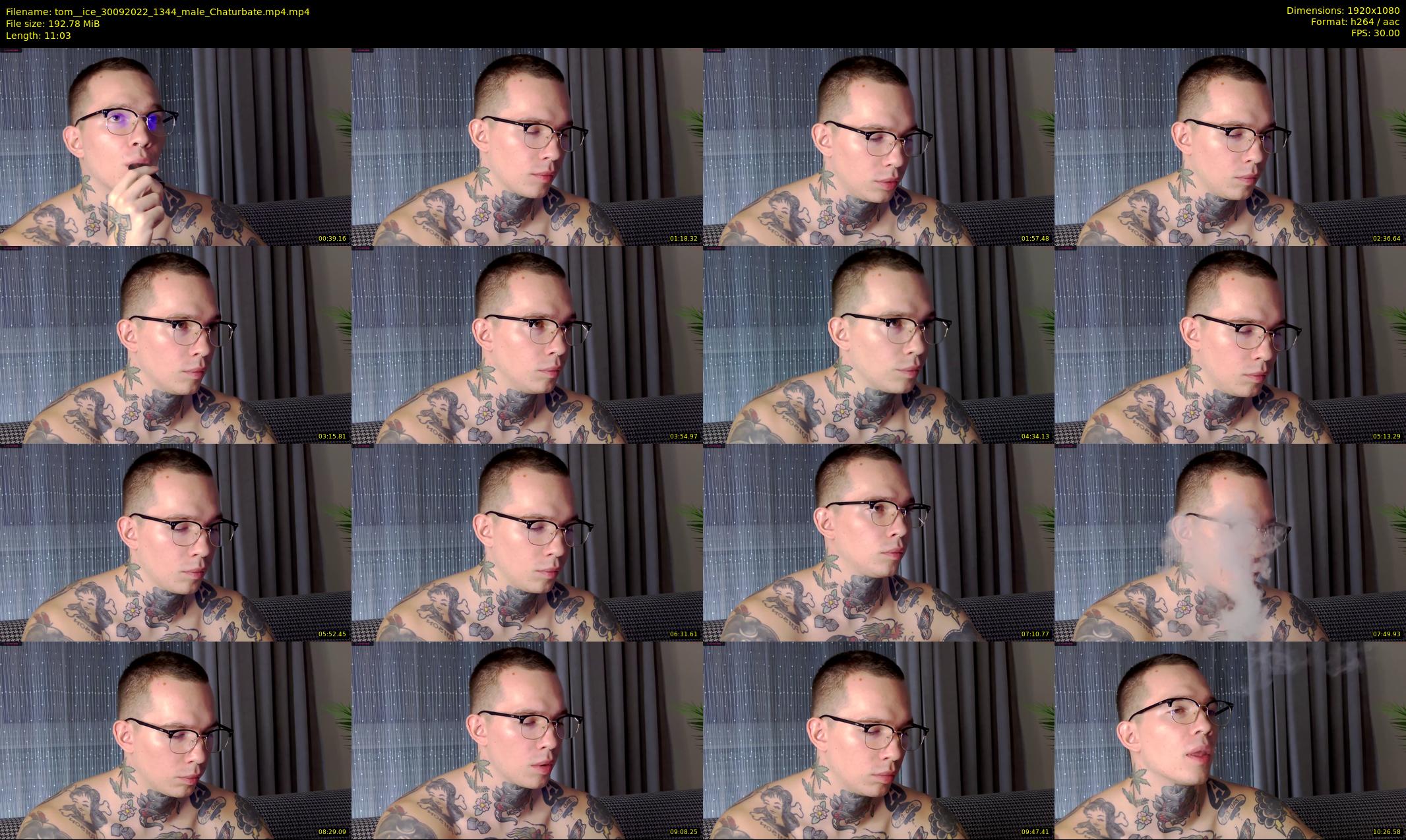 tom__ice — 12 minute Chaturbate male cam show recording, 1080p, Sep 30, 2022