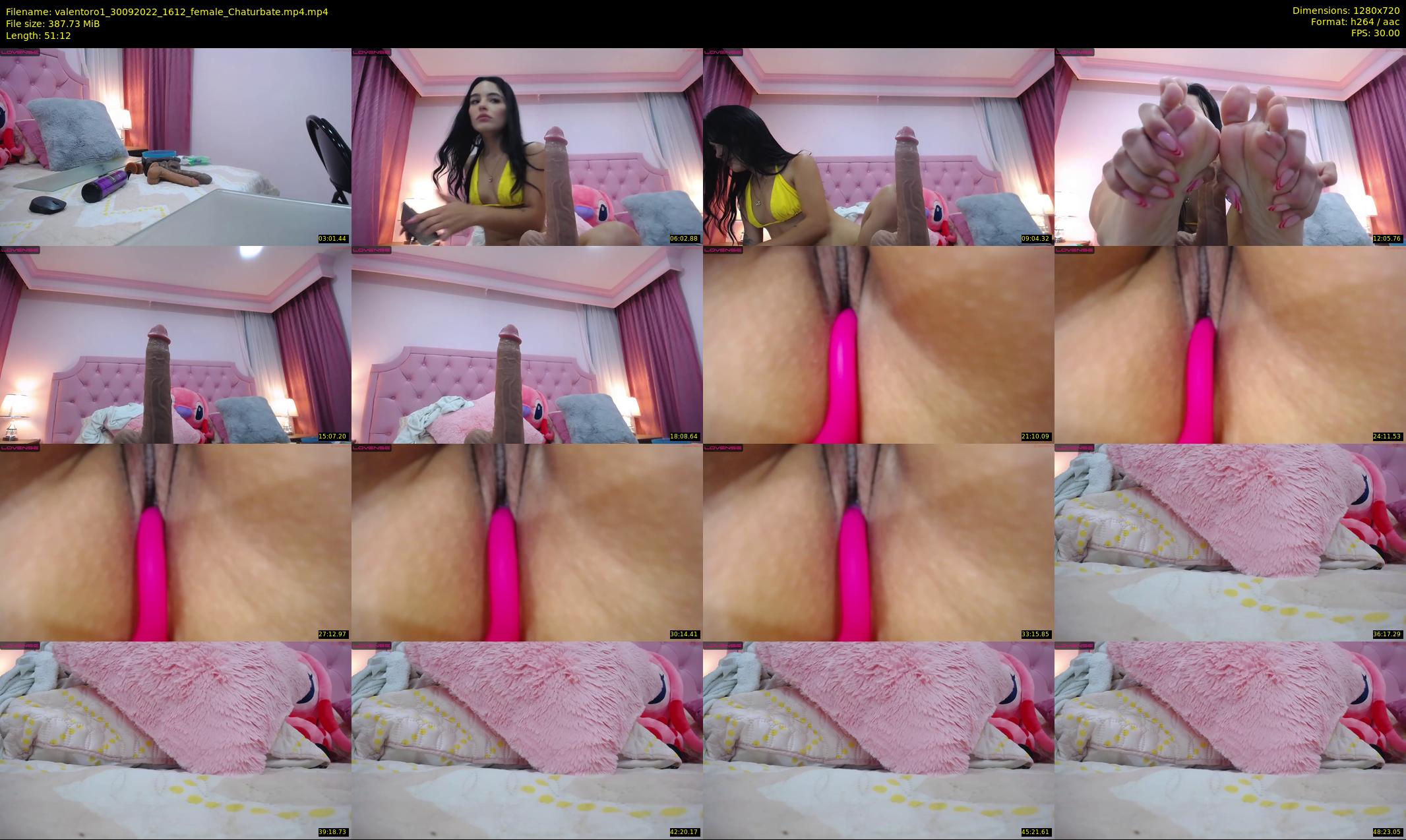 valentoro1 — 52 minute Chaturbate female cam show recording, 720p, Sep 30, 2022