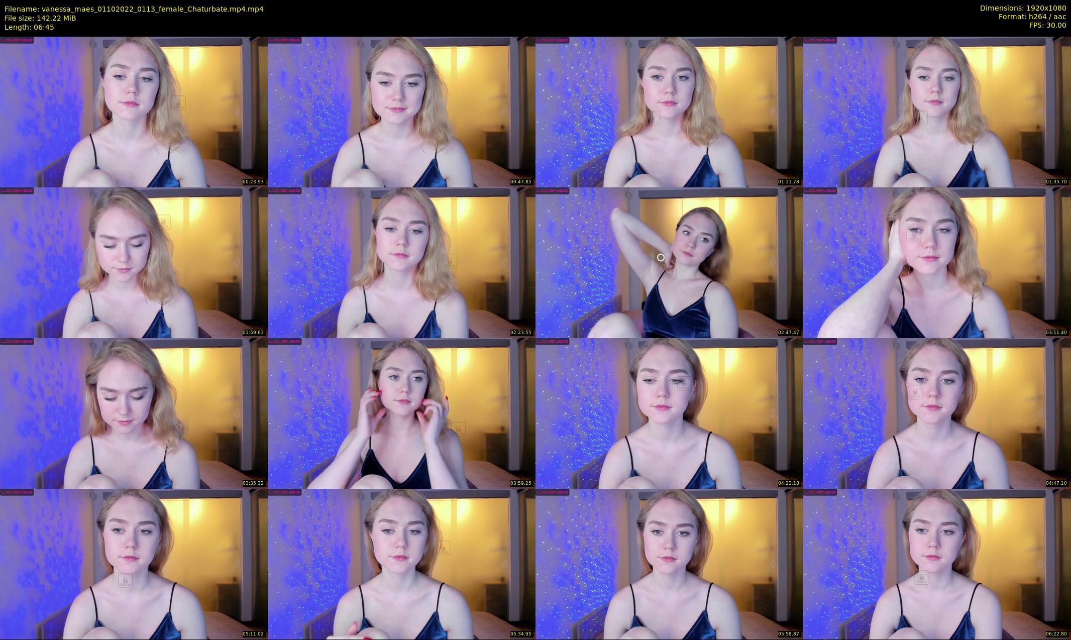vanessa_maes — 7 minute Chaturbate female cam show recording, 1080p, Oct 1, 2022