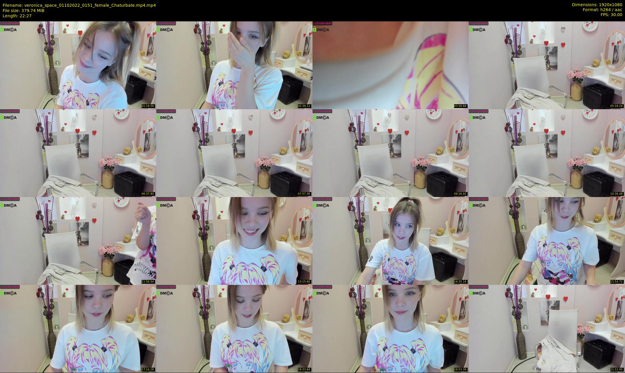 veronica_space — 23 minute Chaturbate female cam show recording, 1080p, Oct 1, 2022