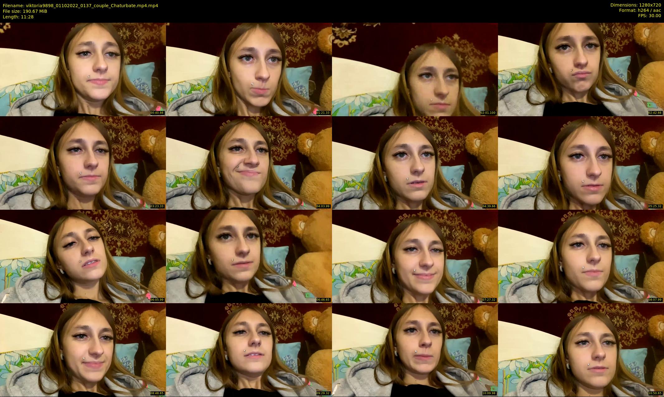 viktoria9898 — 12 minute Chaturbate couple cam show recording, 720p, Oct 1, 2022