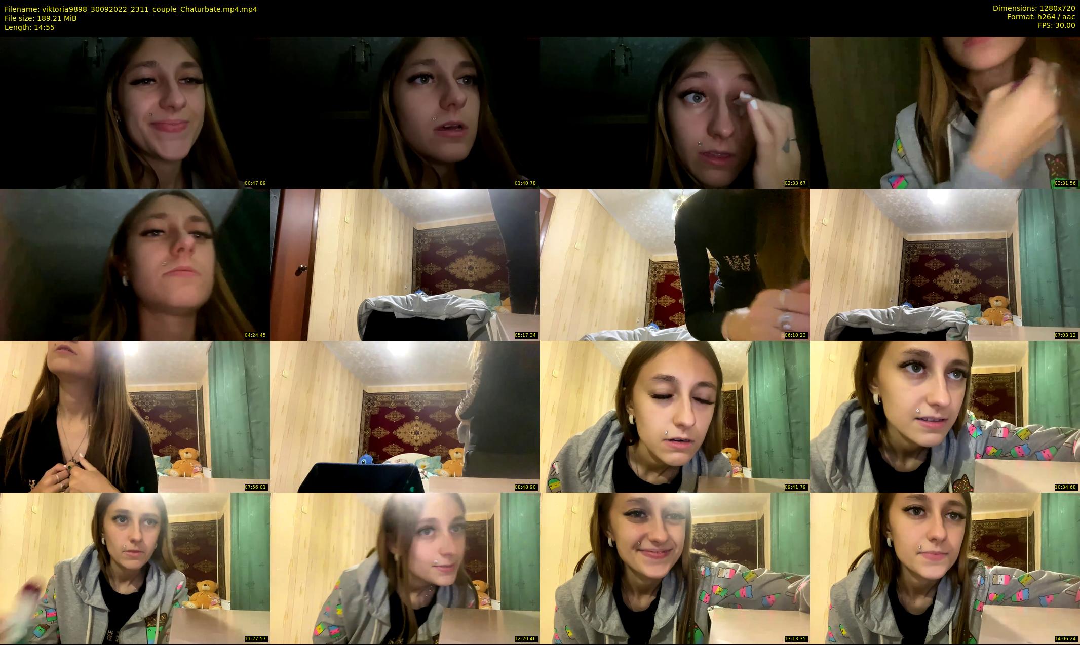 viktoria9898 — 15 minute Chaturbate couple cam show recording, 720p, Sep 30, 2022