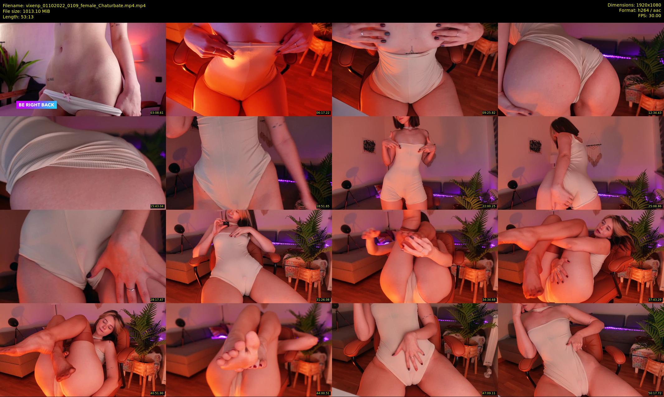 vixenp — 54 minute Chaturbate female cam show recording, 1080p, Oct 1, 2022