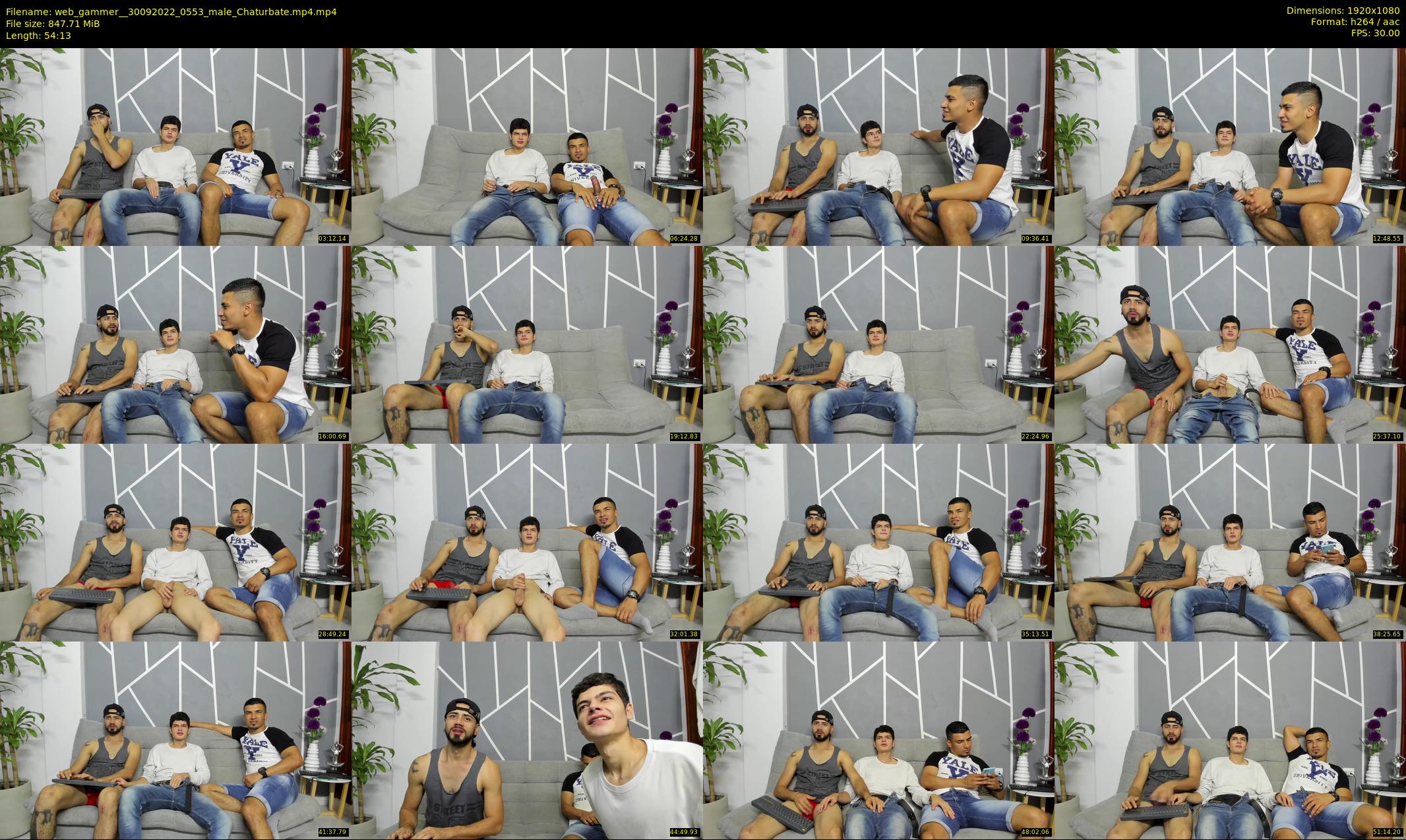 web_gammer_ — 55 minute Chaturbate male cam show recording, 1080p, Sep 30, 2022