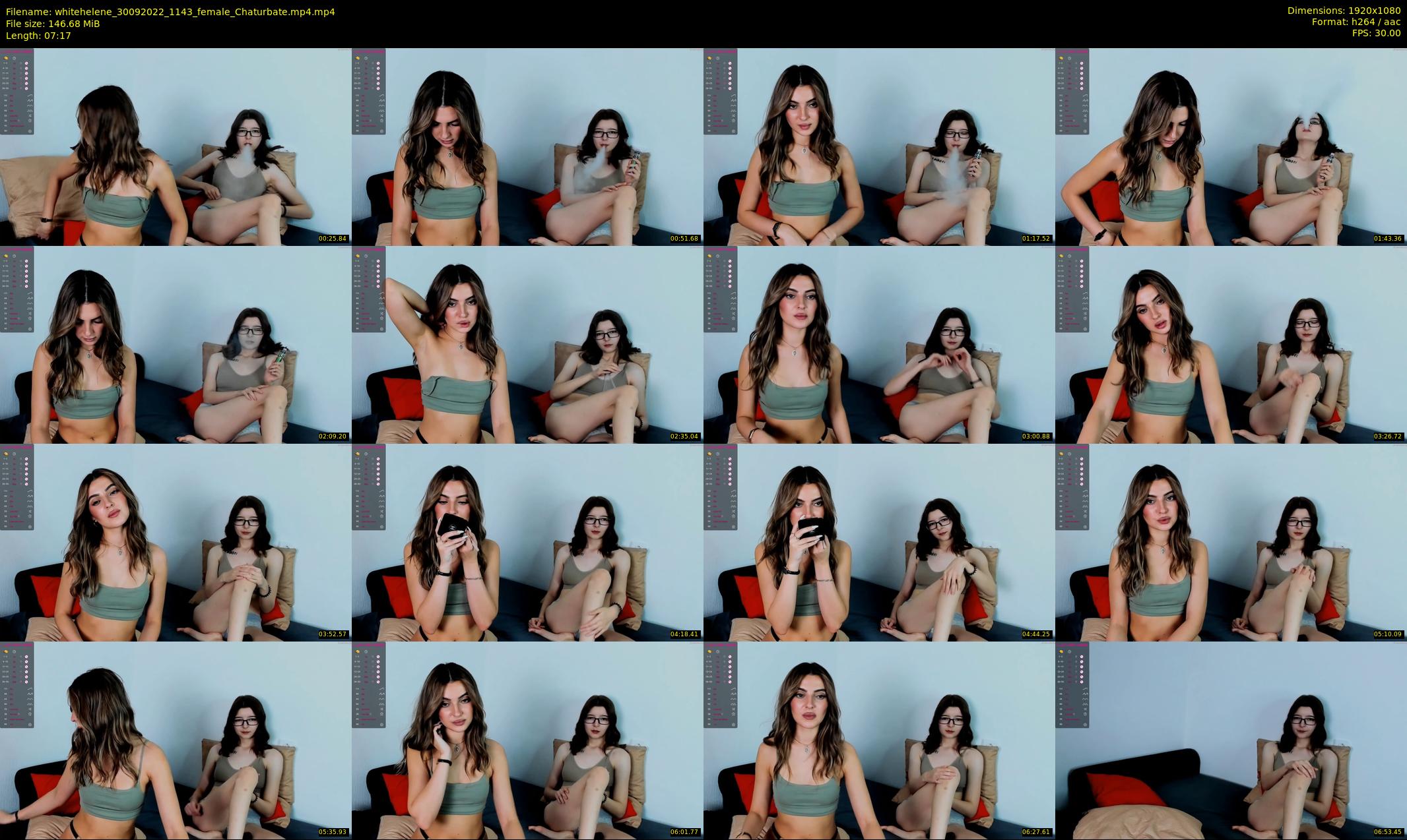 whitehelene — 8 minute Chaturbate female cam show recording, 1080p, Sep 30, 2022