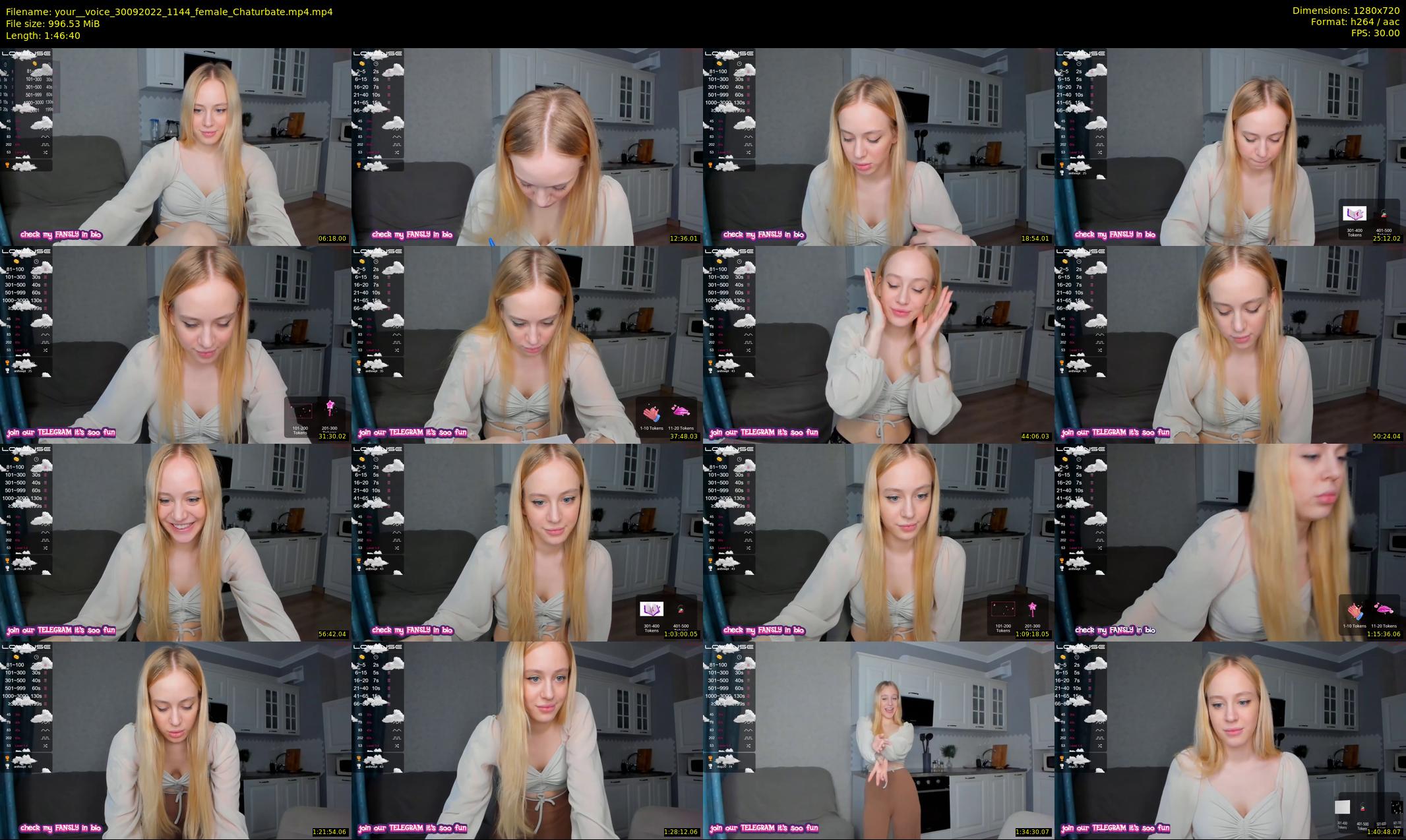 your__voice — 107 minute Chaturbate female cam show recording, 720p, Sep 30, 2022