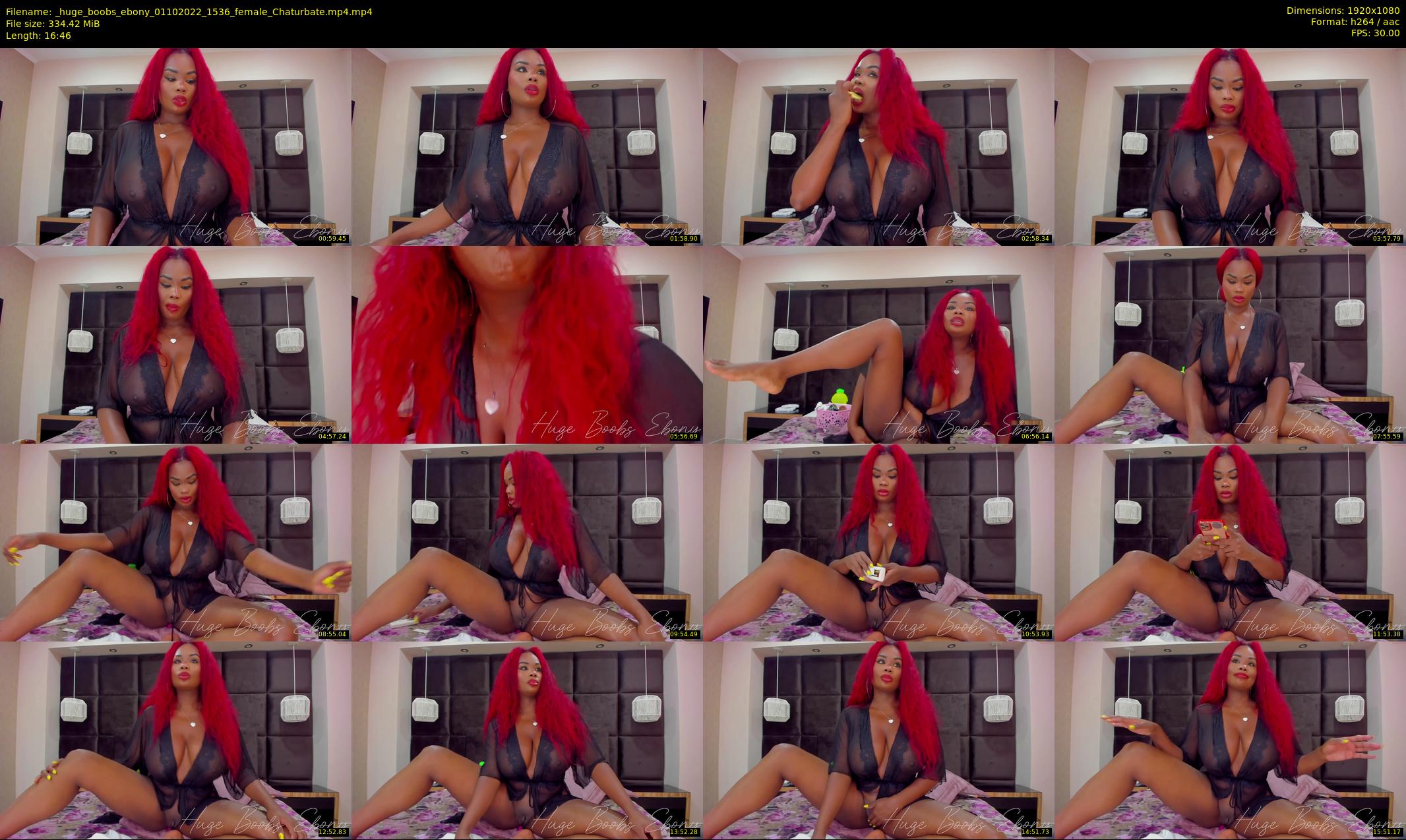 _huge_boobs_ebony — 17 minute Chaturbate female cam show recording, 1080p, Oct 1, 2022