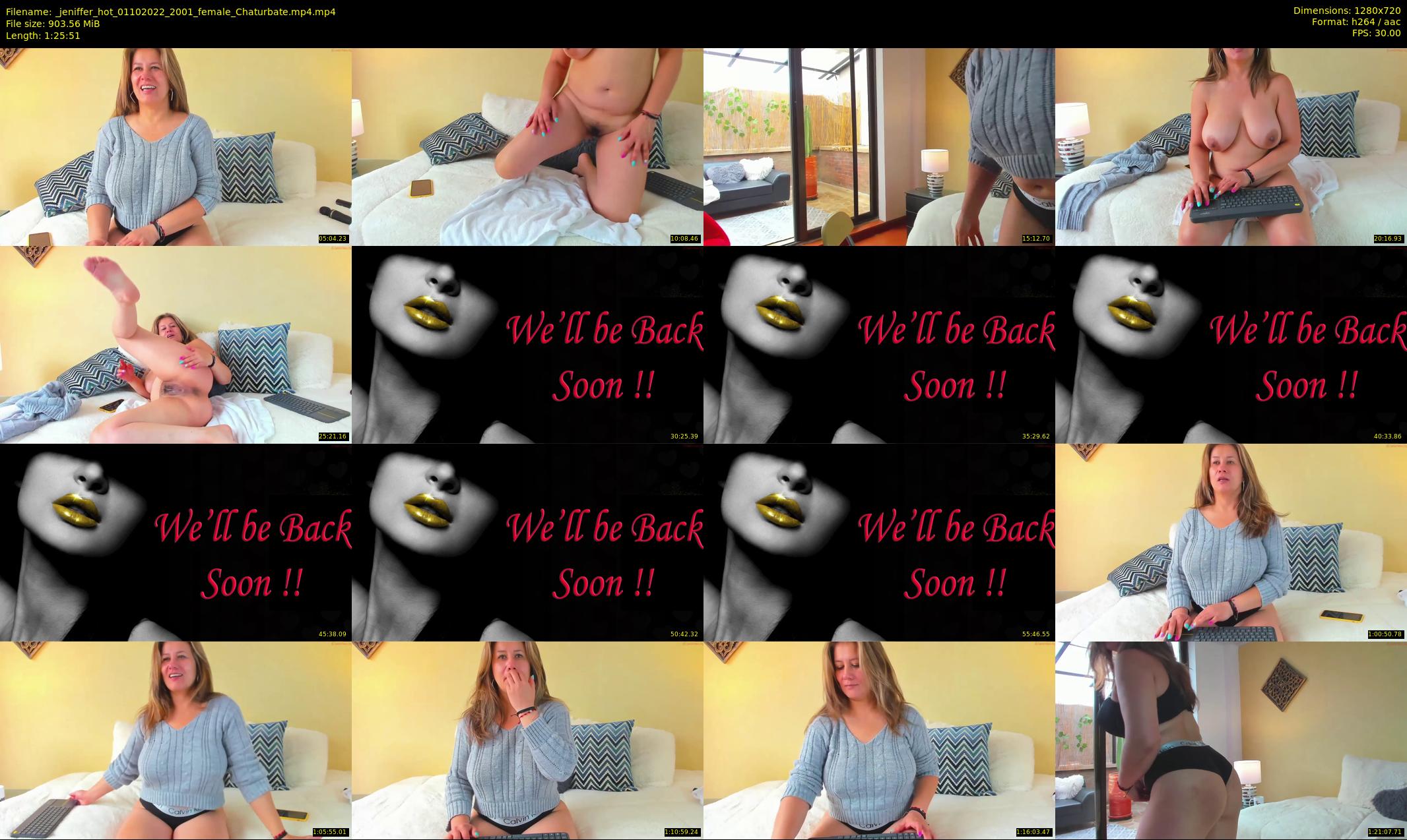 _jeniffer_hot — 86 minute Chaturbate female cam show recording, 720p, Oct 1, 2022