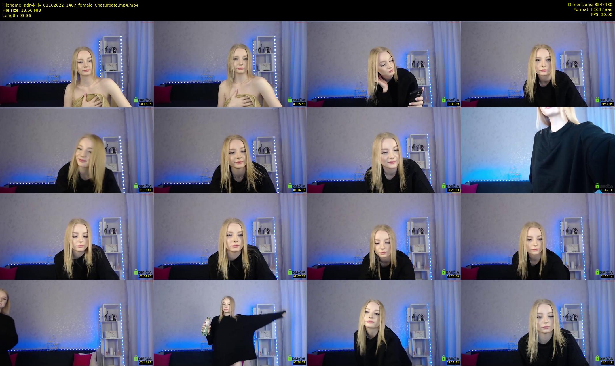 adrykilly — 4 minute Chaturbate female cam show recording, 480p, Oct 1, 2022