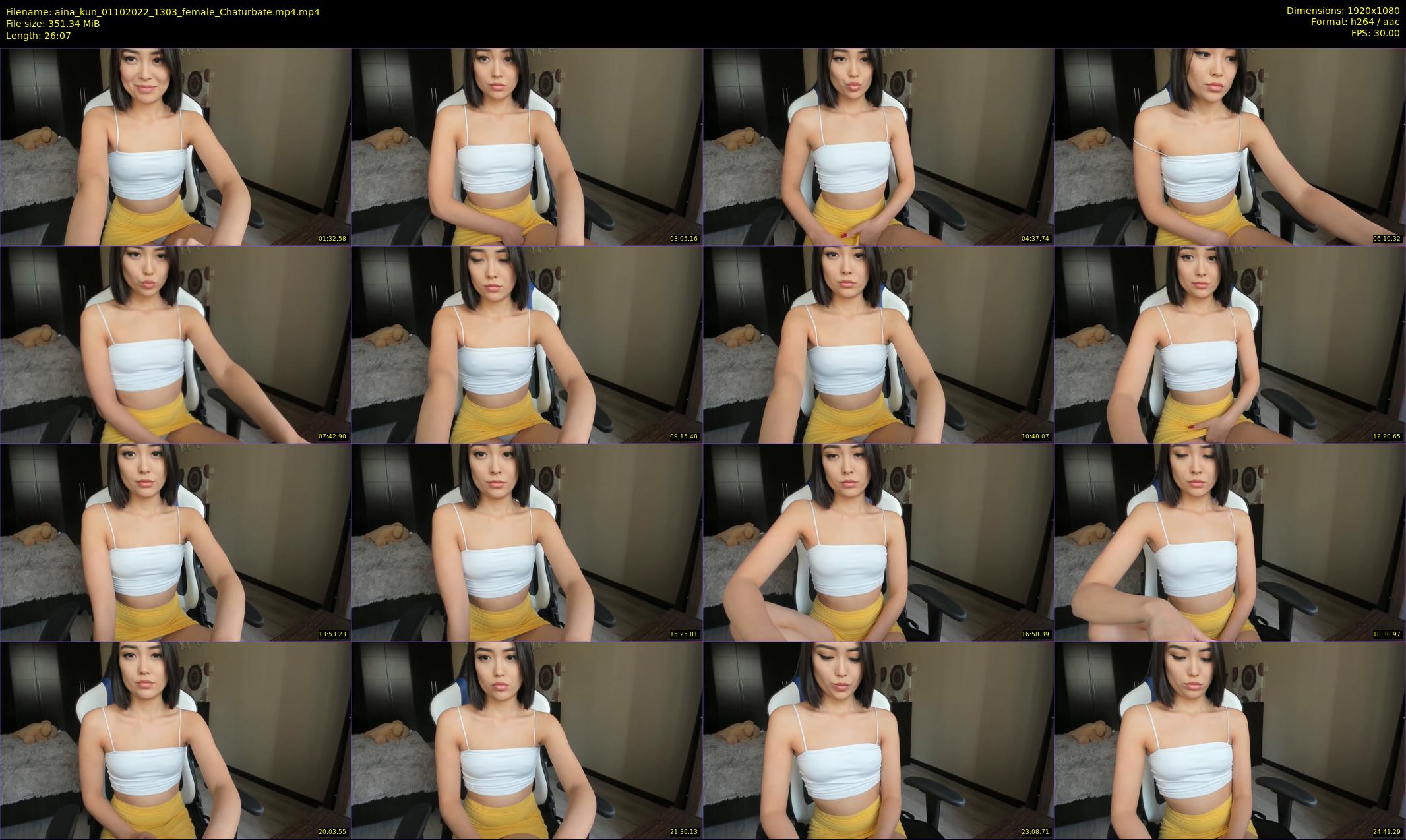 aina_kun — 27 minute Chaturbate female cam show recording, 1080p, Oct 1, 2022