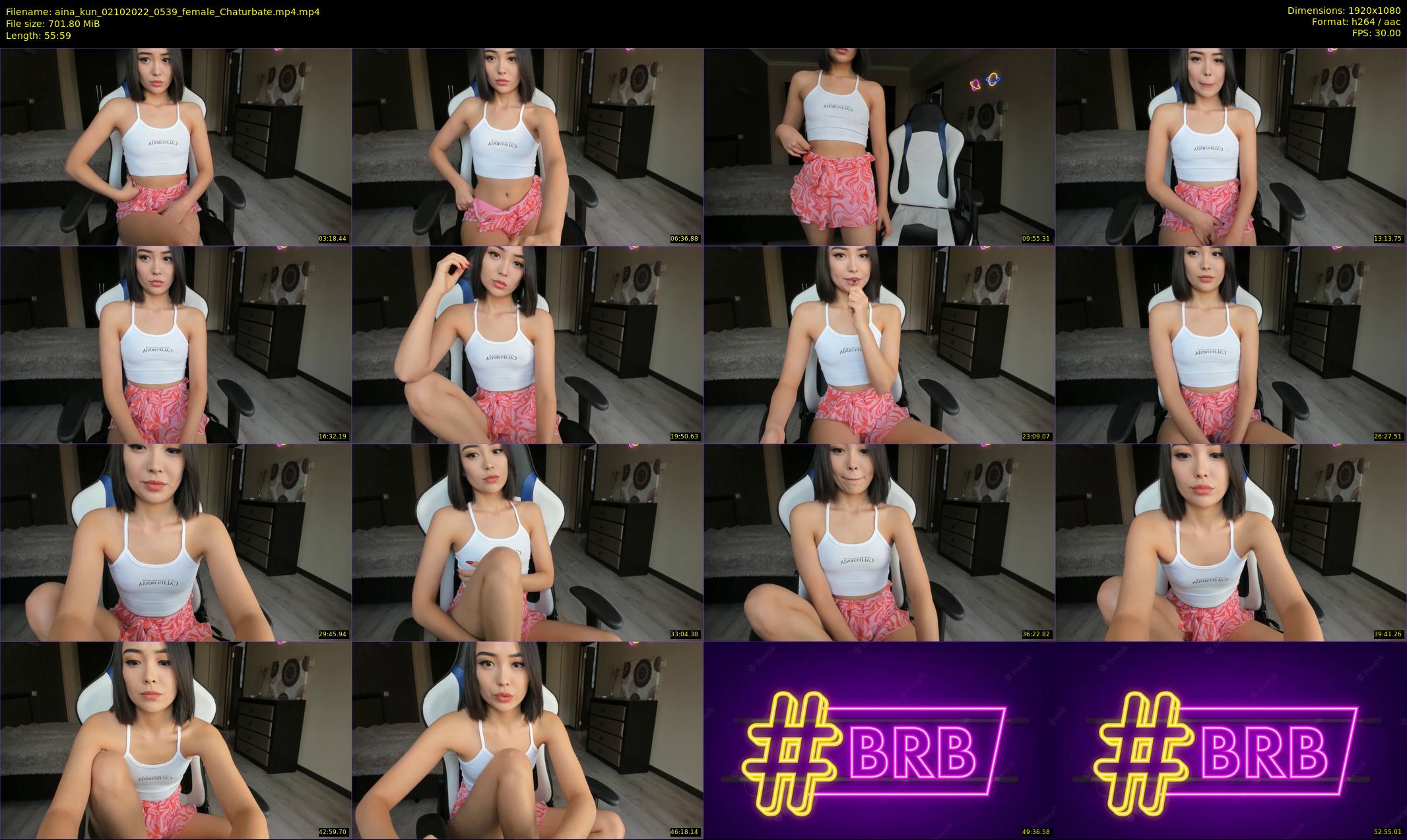 aina_kun — 56 minute Chaturbate female cam show recording, 1080p, Oct 2, 2022