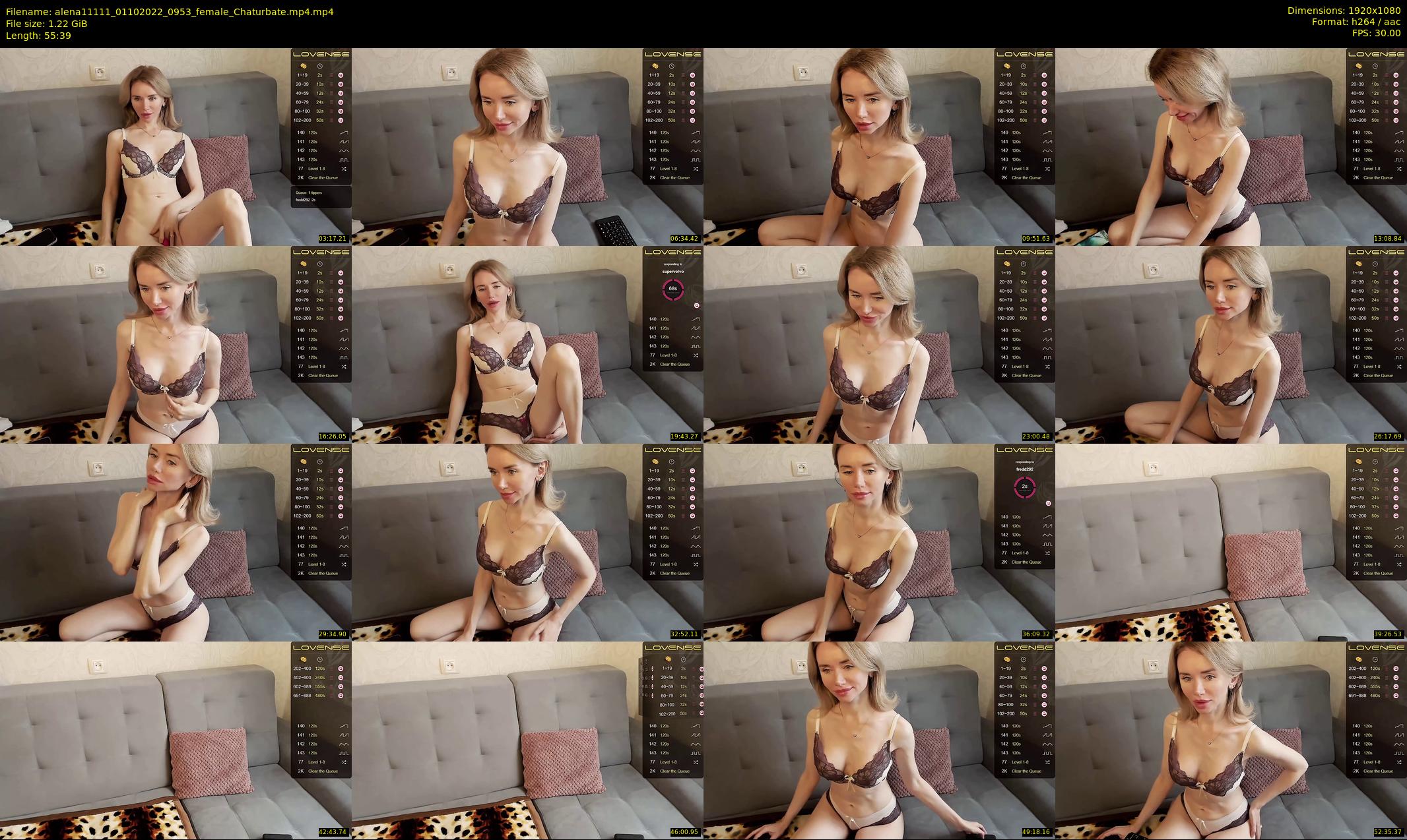 alena11111 — 56 minute Chaturbate female cam show recording, 1080p, Oct 1, 2022