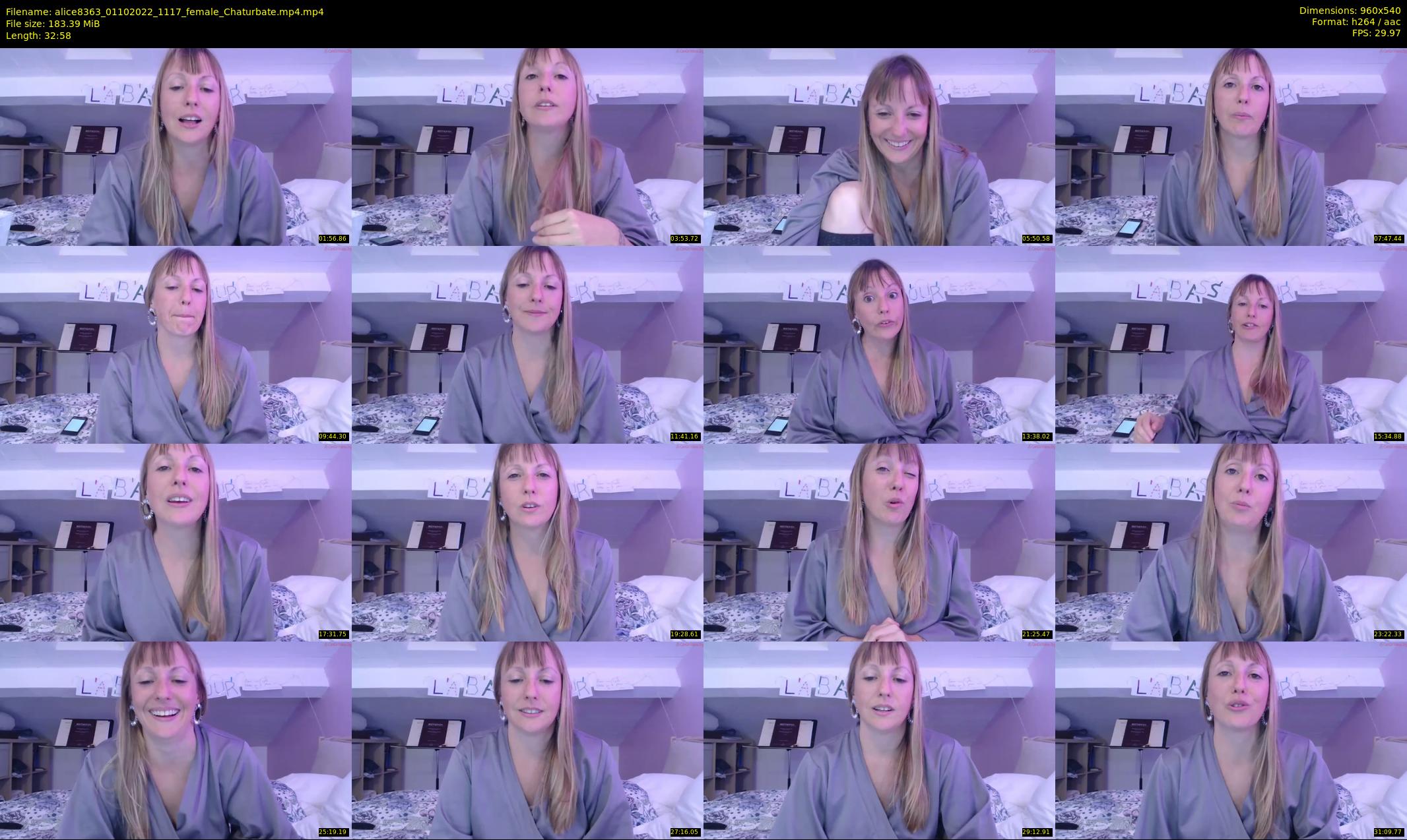 alice8363 — 33 minute Chaturbate female cam show recording, 480p, Oct 1, 2022