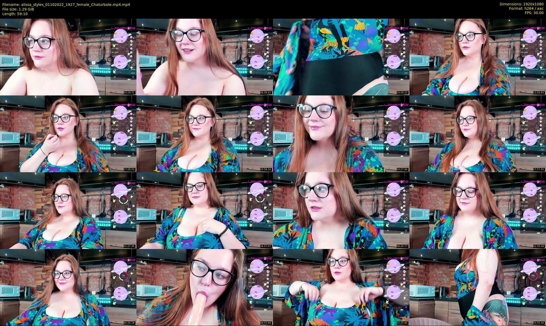 alissa_styles — 60 minute Chaturbate female cam show recording, 1080p, Oct 1, 2022