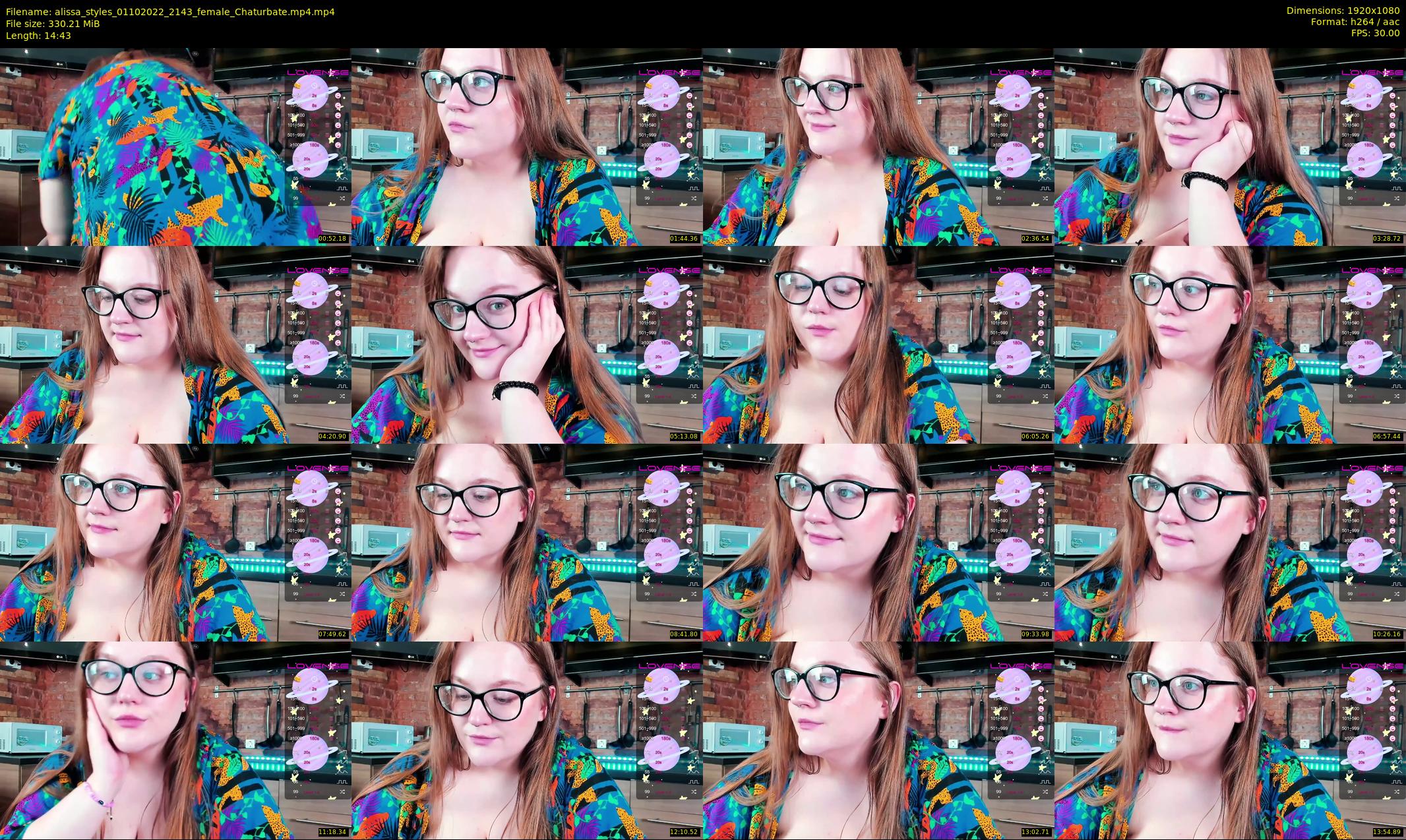 alissa_styles — 15 minute Chaturbate female cam show recording, 1080p, Oct 1, 2022