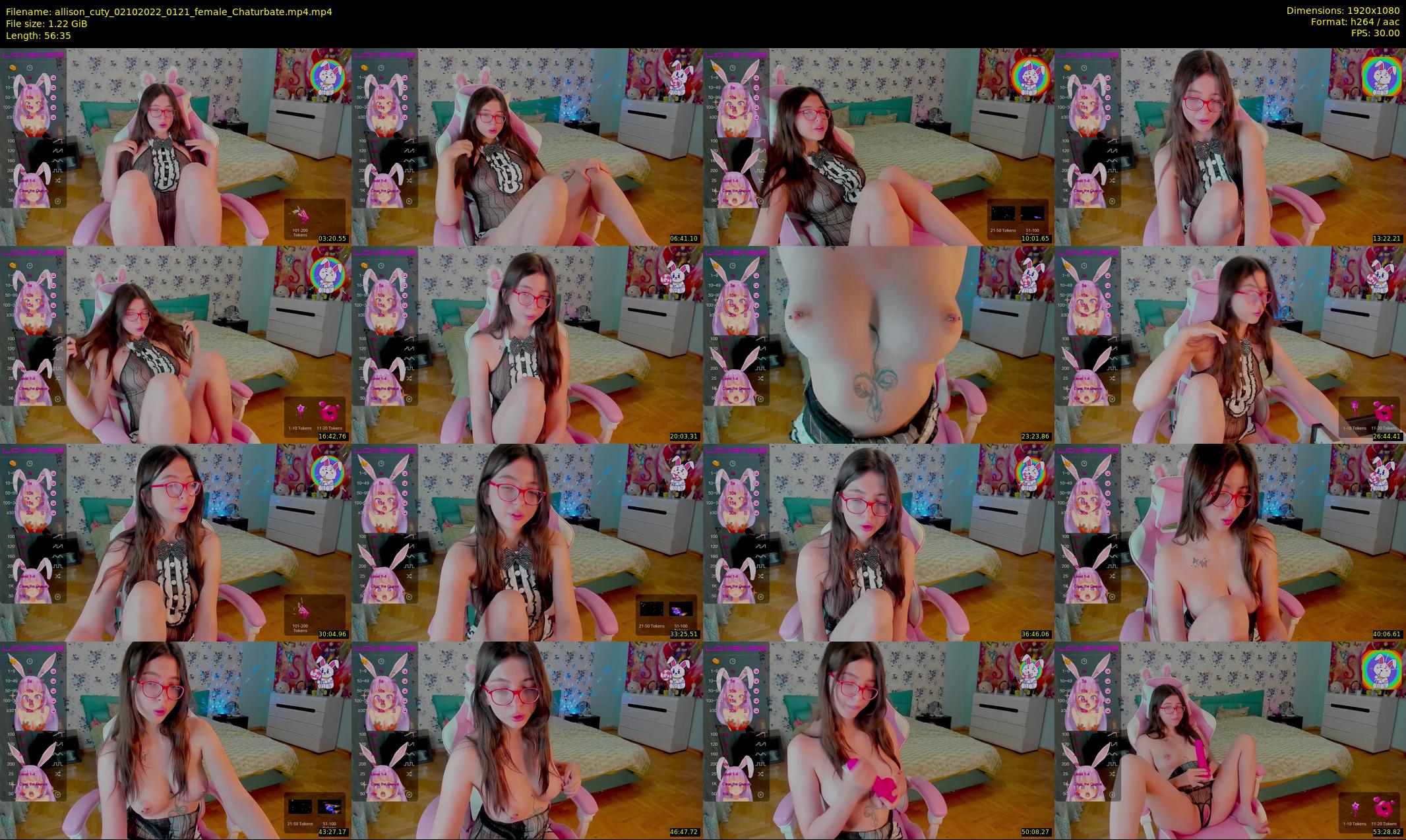 allison_cuty — 57 minute Chaturbate female cam show recording, 1080p, Oct 2, 2022