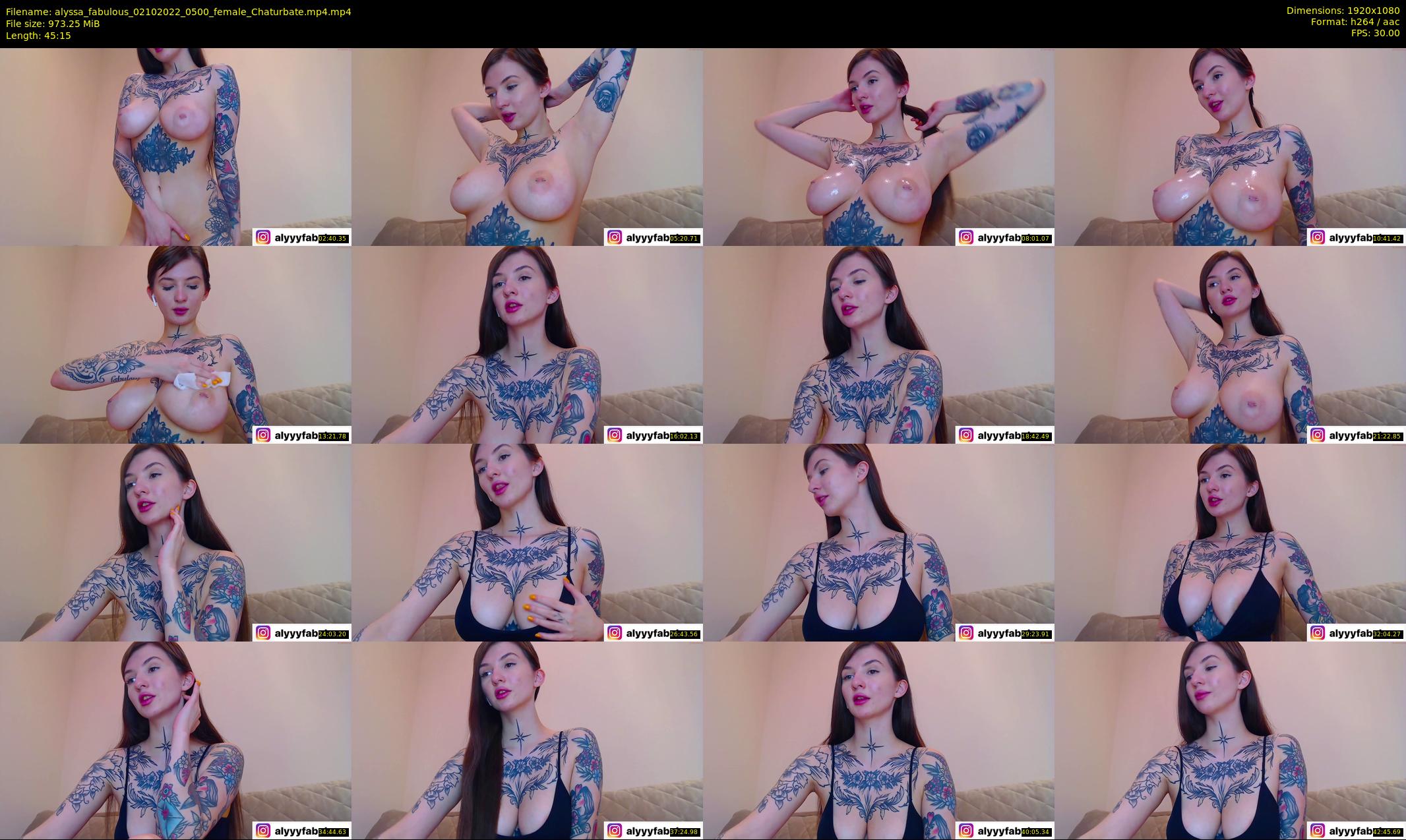 alyssa_fabulous — 46 minute Chaturbate female cam show recording, 1080p, Oct 2, 2022
