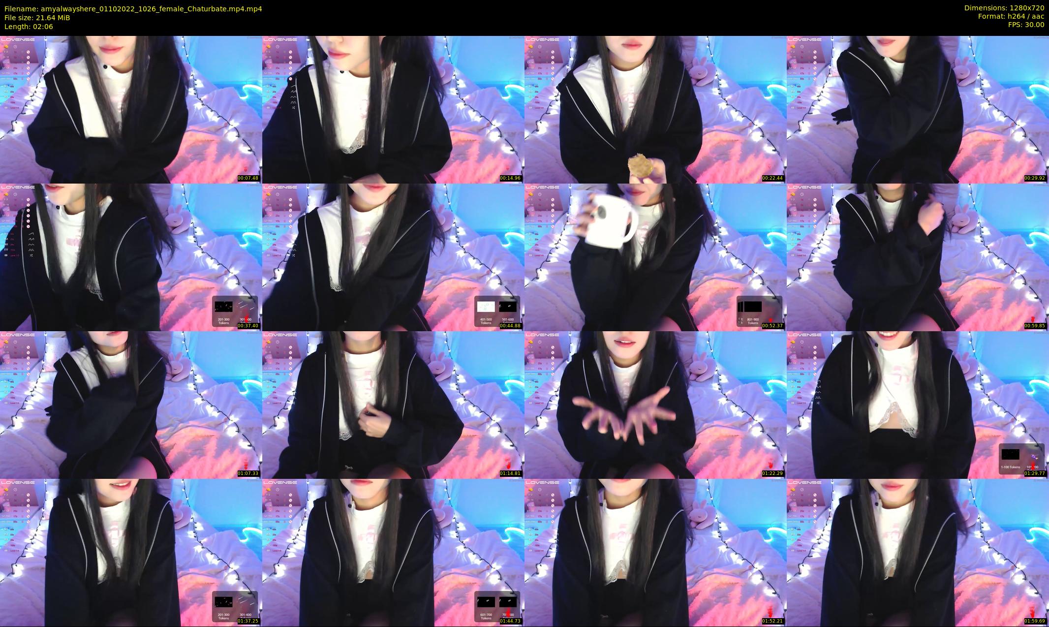 amyalwayshere — 3 minute Chaturbate female cam show recording, 720p, Oct 1, 2022