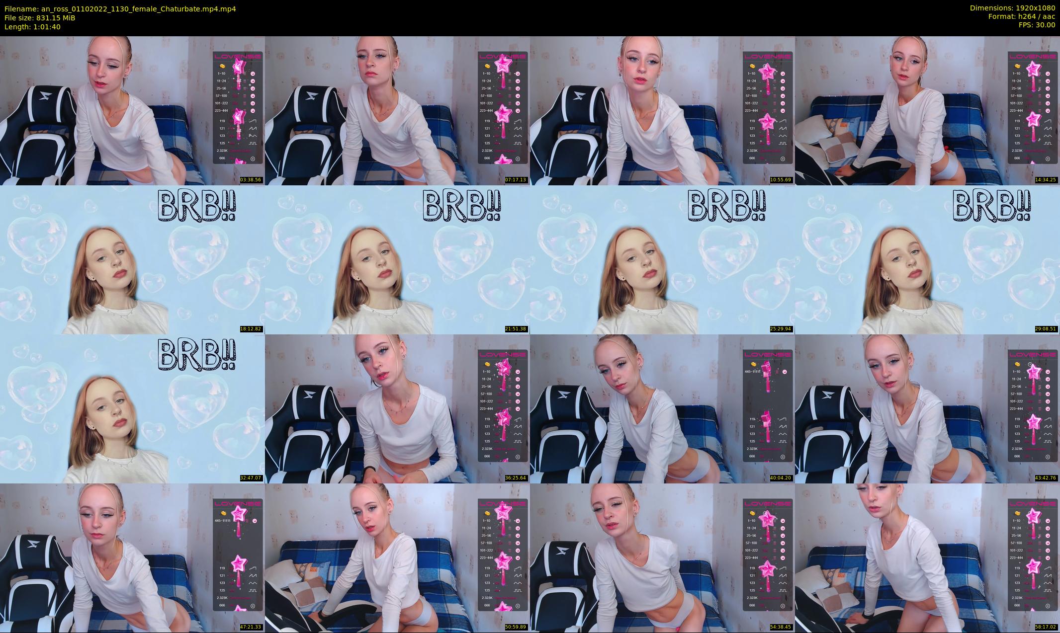 an_ross — 62 minute Chaturbate female cam show recording, 1080p, Oct 1, 2022