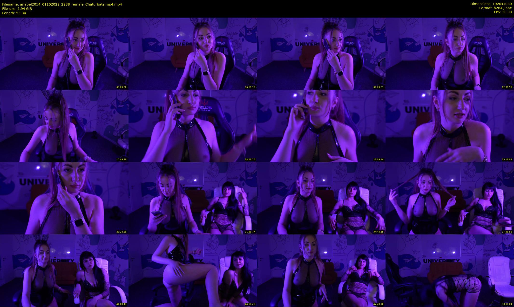 anabel2054 — 54 minute Chaturbate female cam show recording, 1080p, Oct 1, 2022