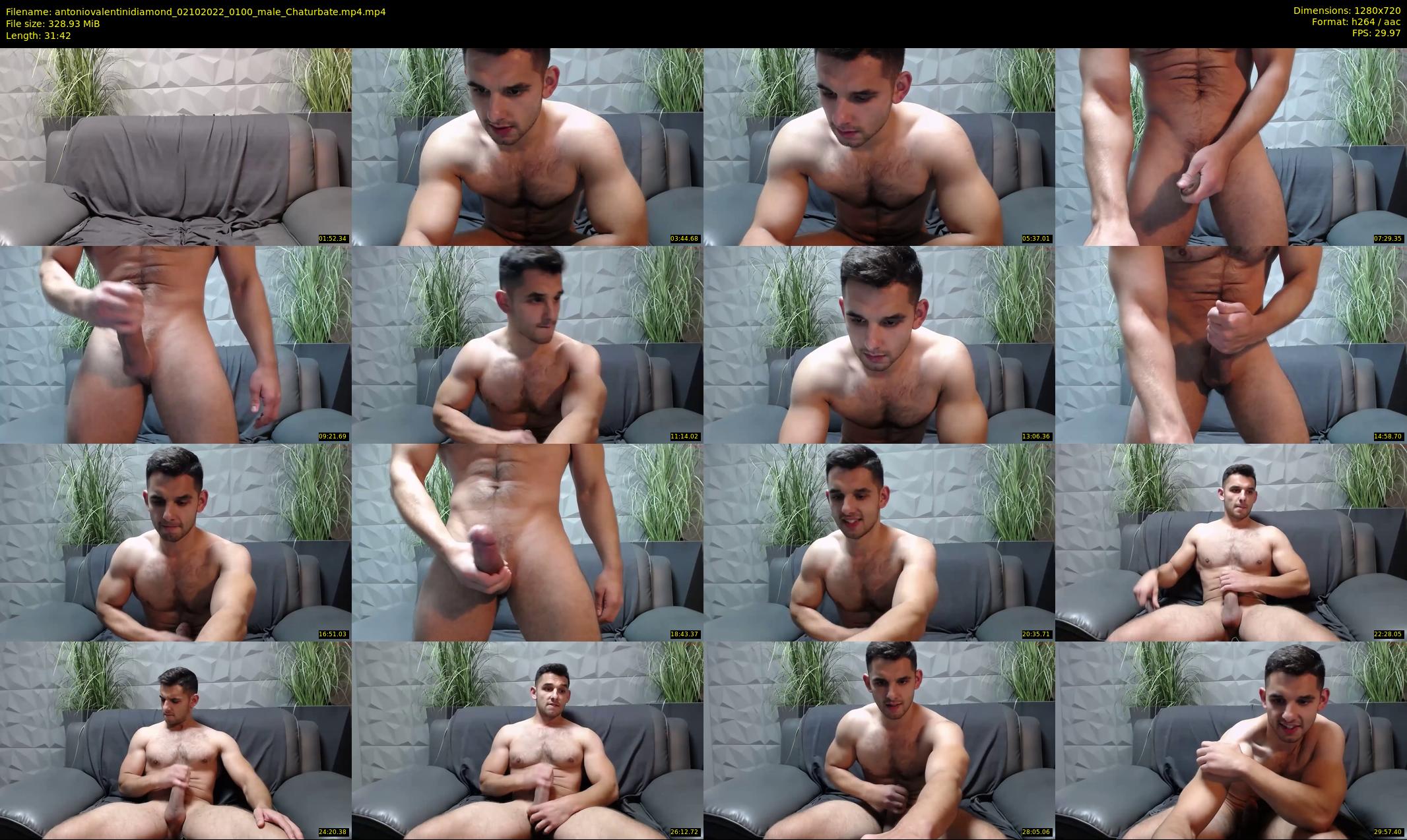 antoniovalentinidiamond — 32 minute Chaturbate male cam show recording, 720p, Oct 2, 2022