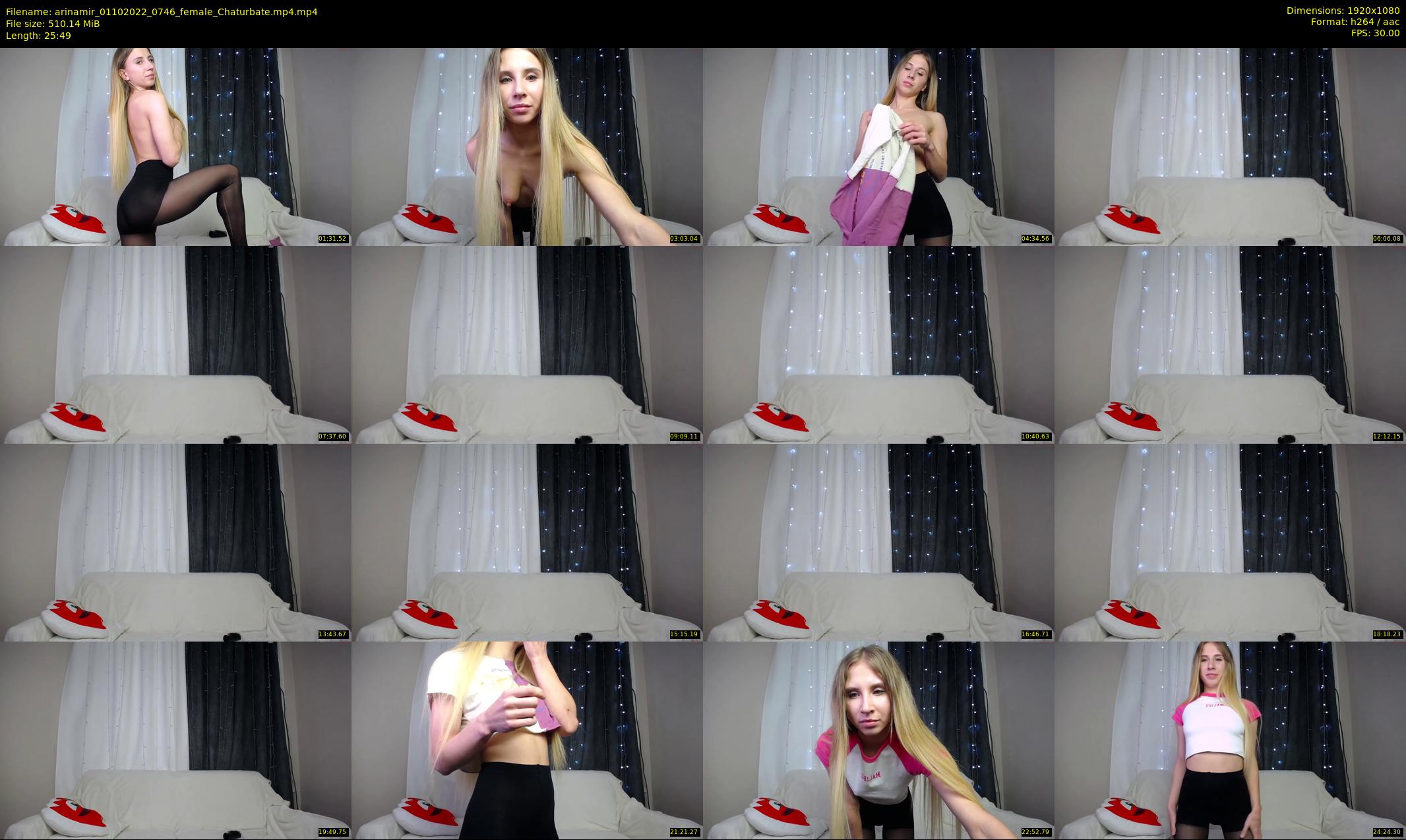 arinamir — 26 minute Chaturbate female cam show recording, 1080p, Oct 1, 2022