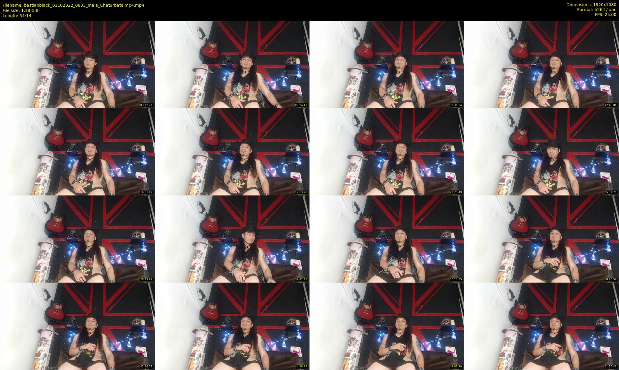 bastianblack — 55 minute Chaturbate male cam show recording, 1080p, Oct 1, 2022