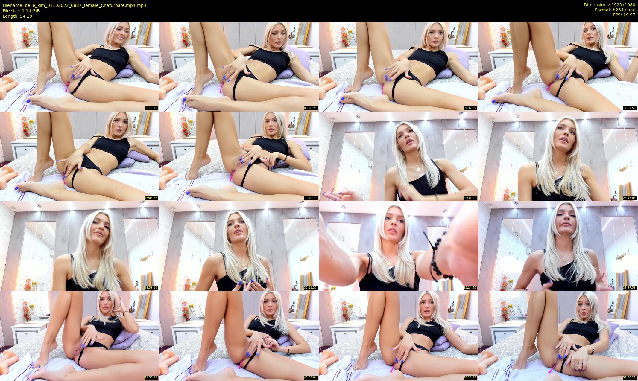 belle_kim — 55 minute Chaturbate female cam show recording, 1080p, Oct 1, 2022