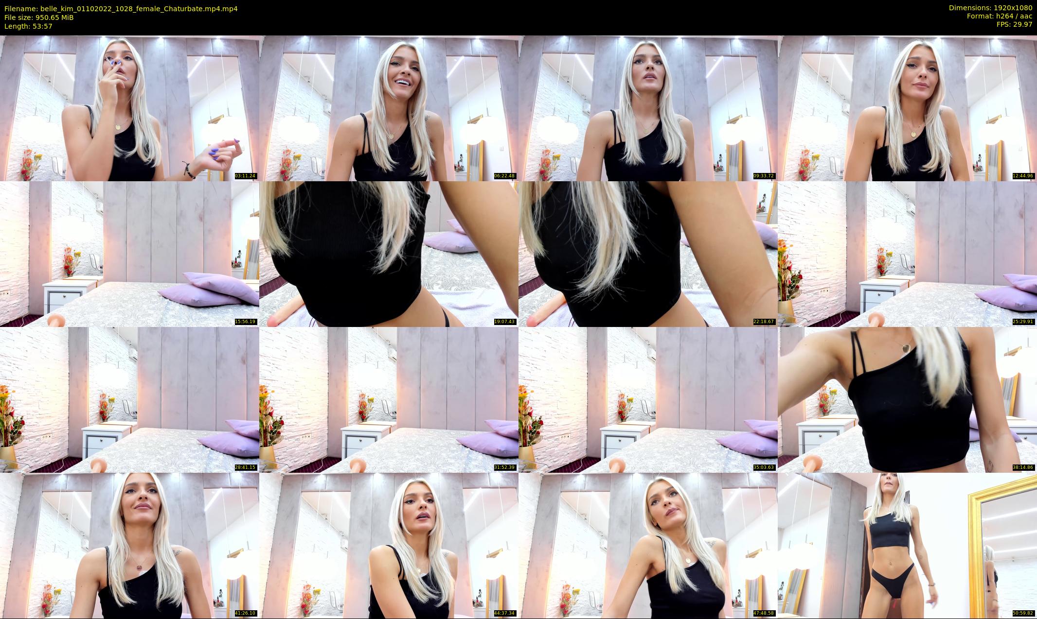 belle_kim — 54 minute Chaturbate female cam show recording, 1080p, Oct 1, 2022