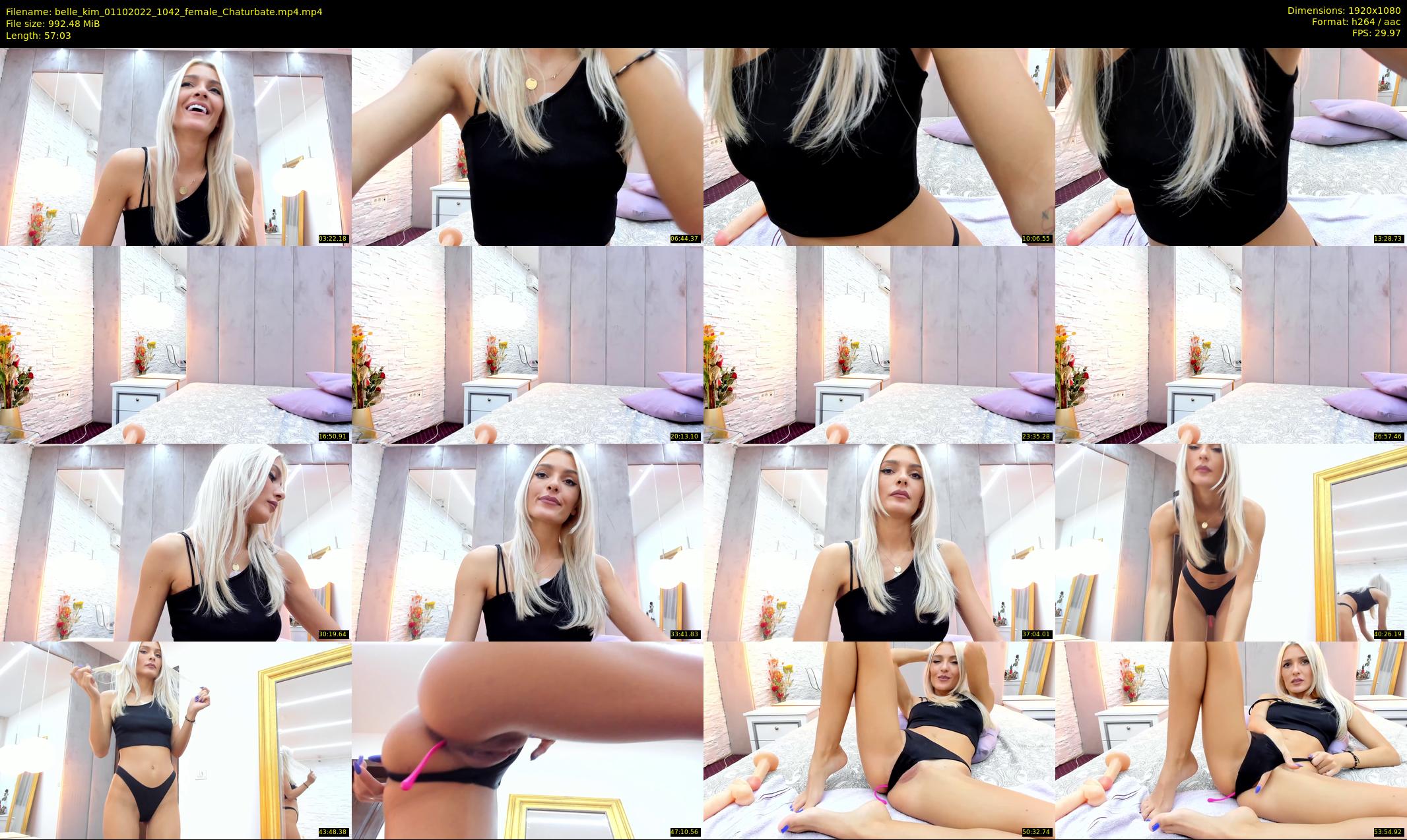 belle_kim — 58 minute Chaturbate female cam show recording, 1080p, Oct 1, 2022