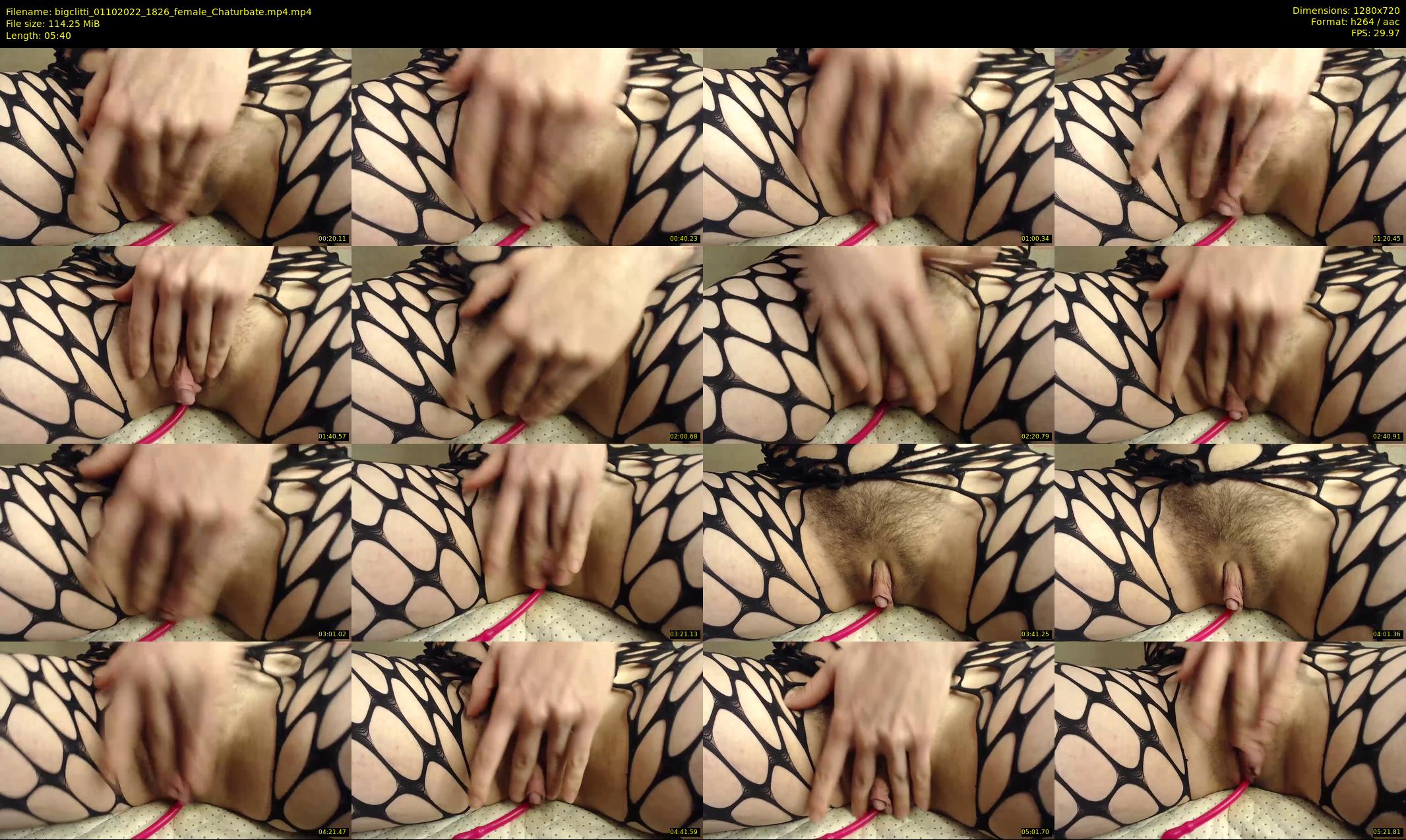 bigclitti — 6 minute Chaturbate female cam show recording, 720p, Oct 1, 2022
