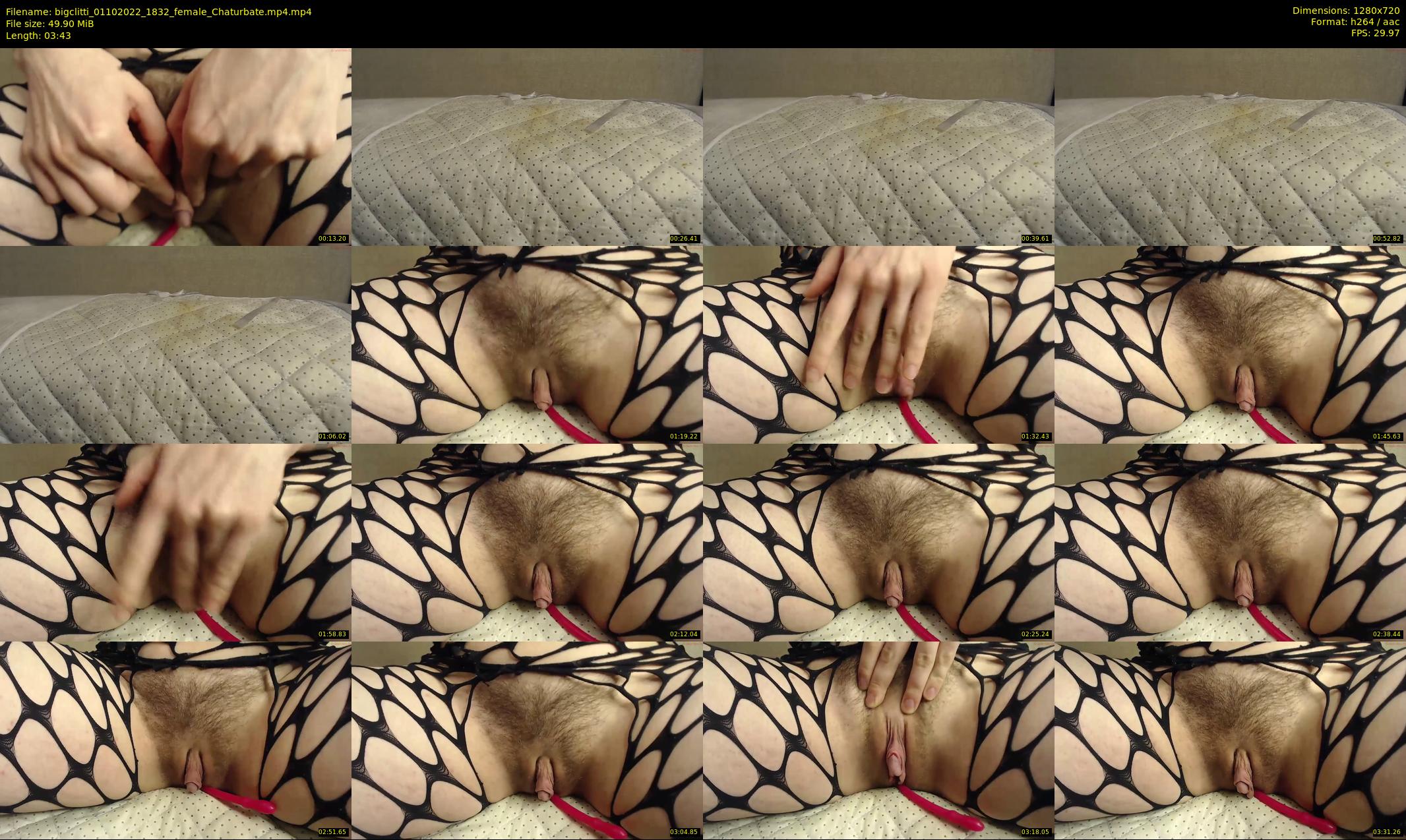 bigclitti — 4 minute Chaturbate female cam show recording, 720p, Oct 1, 2022