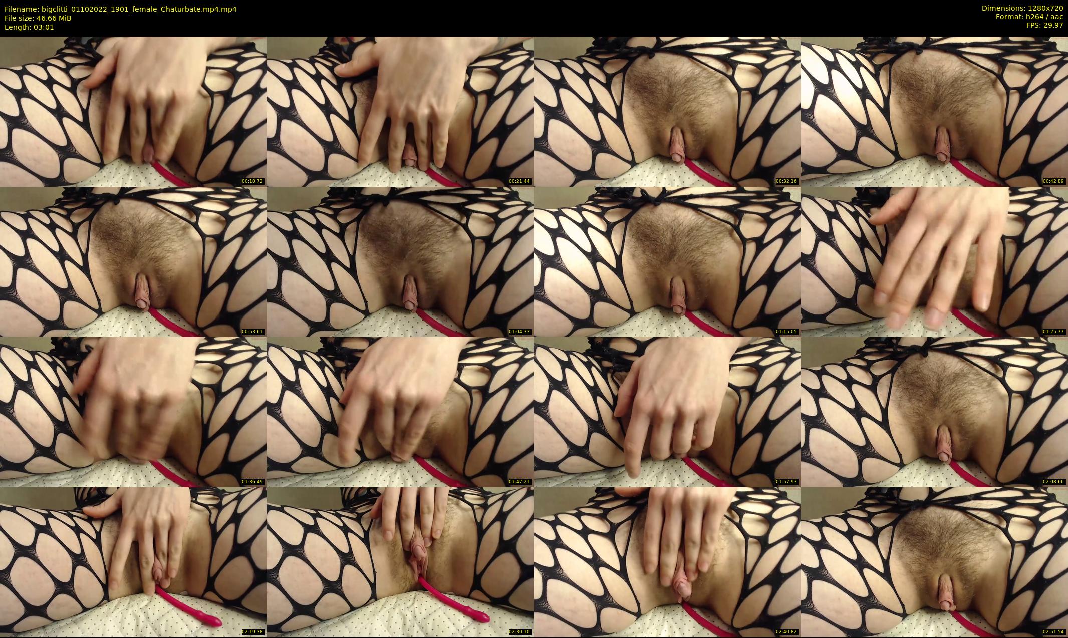 bigclitti — 4 minute Chaturbate female cam show recording, 720p, Oct 1, 2022