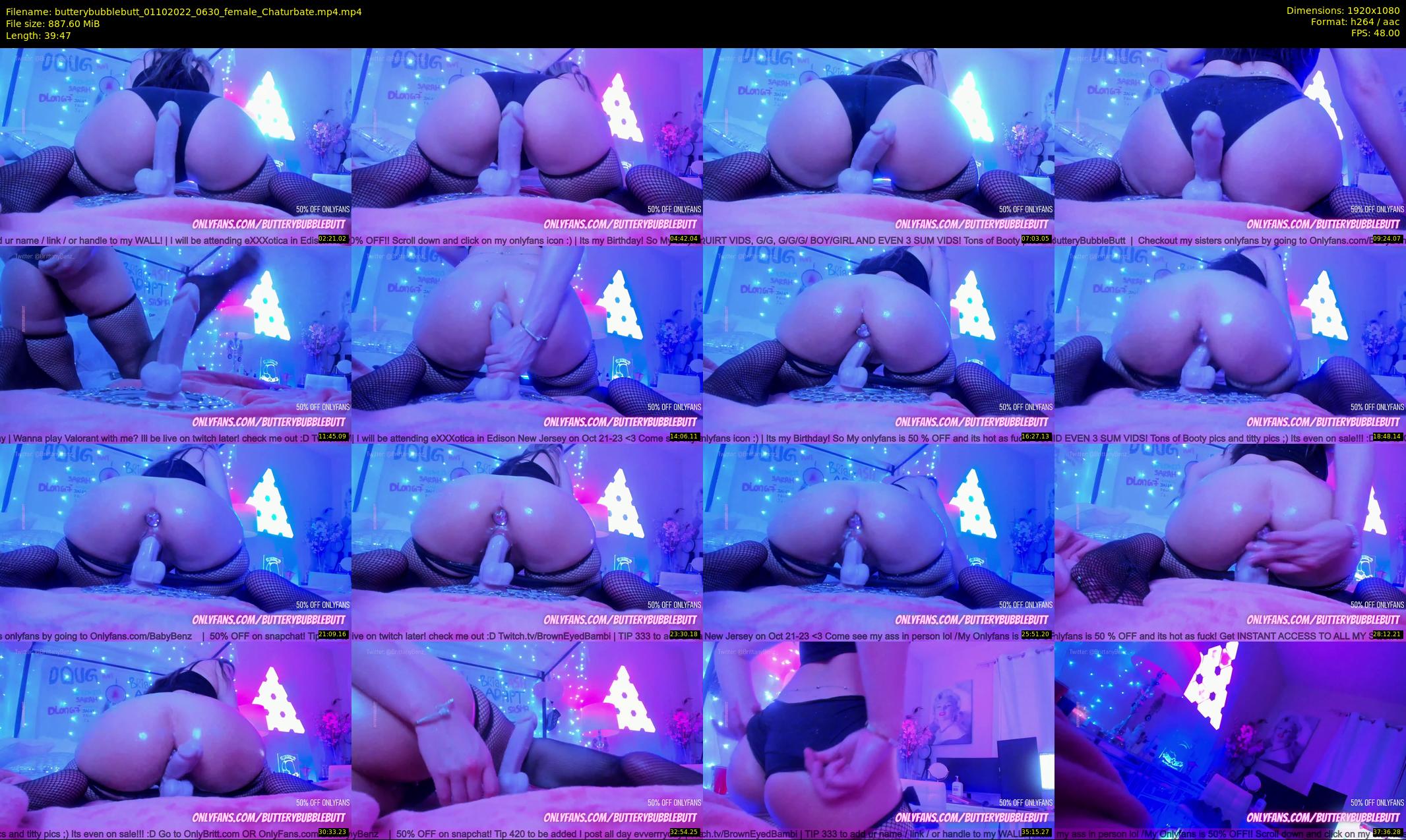 butterybubblebutt — 40 minute Chaturbate couple cam show recording, 1080p, Oct 1, 2022
