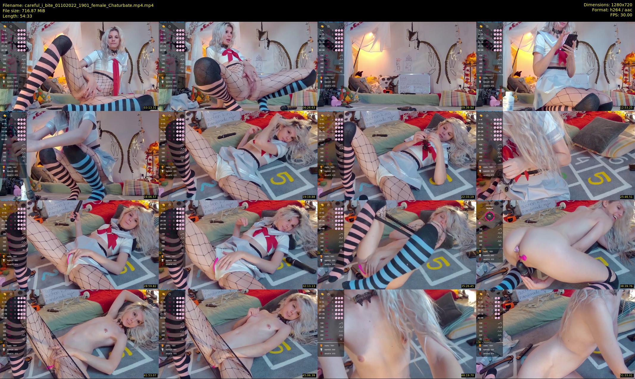 careful_i_bite — 55 minute Chaturbate female cam show recording, 720p, Oct 1, 2022