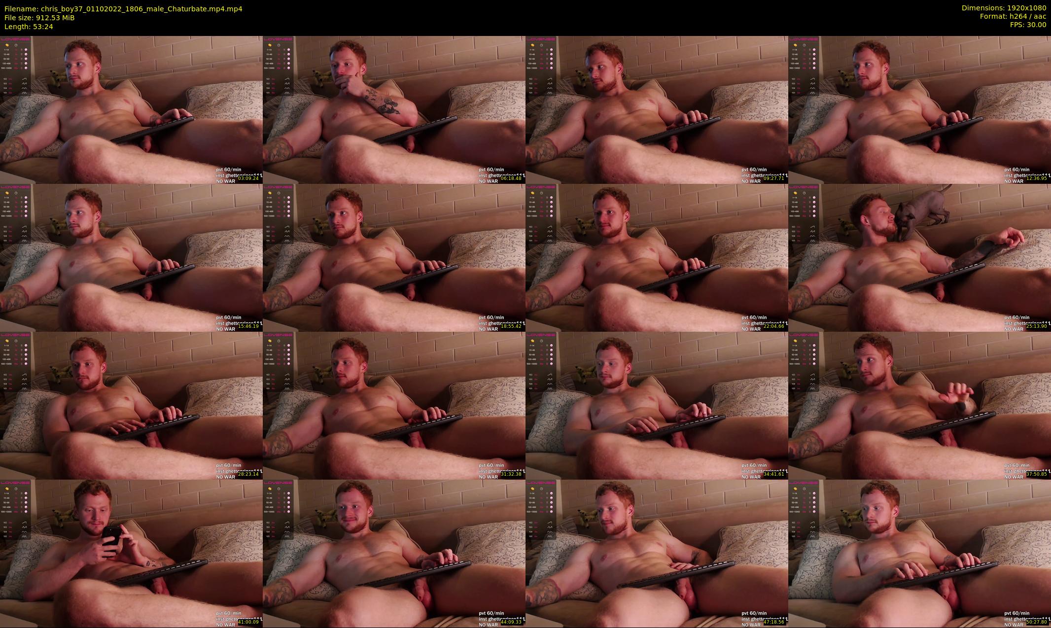 chris_boy37 — 54 minute Chaturbate male cam show recording, 1080p, Oct 1, 2022