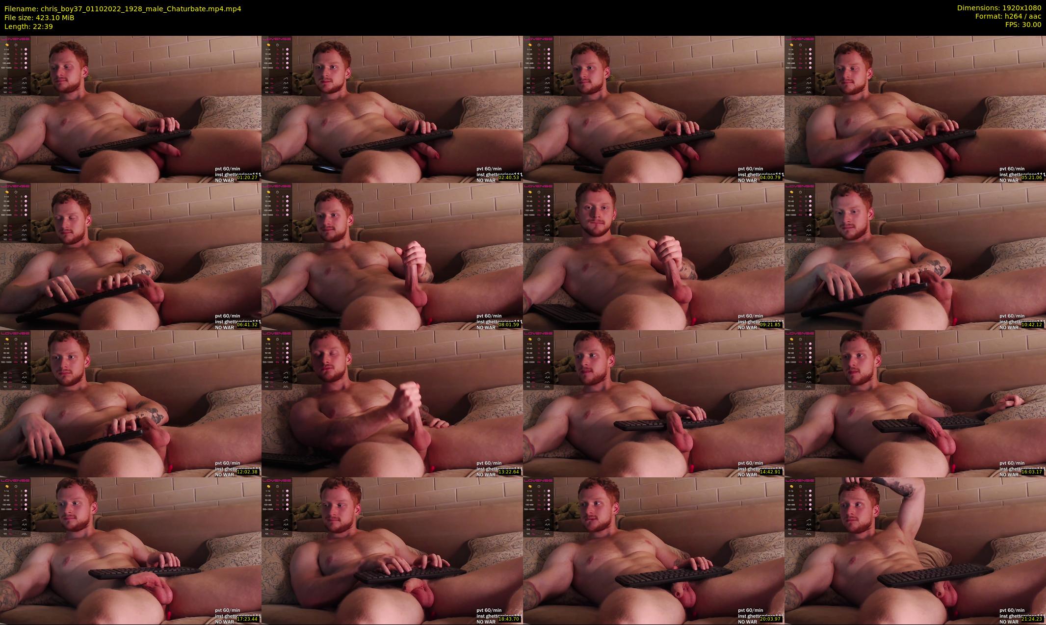chris_boy37 — 23 minute Chaturbate male cam show recording, 1080p, Oct 1, 2022