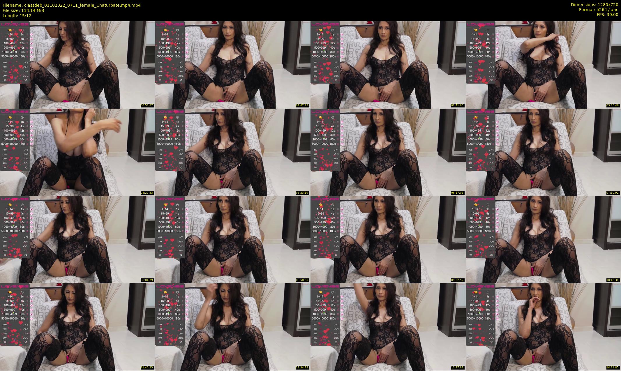 classdeb — 16 minute Chaturbate female cam show recording, 720p, Oct 1, 2022